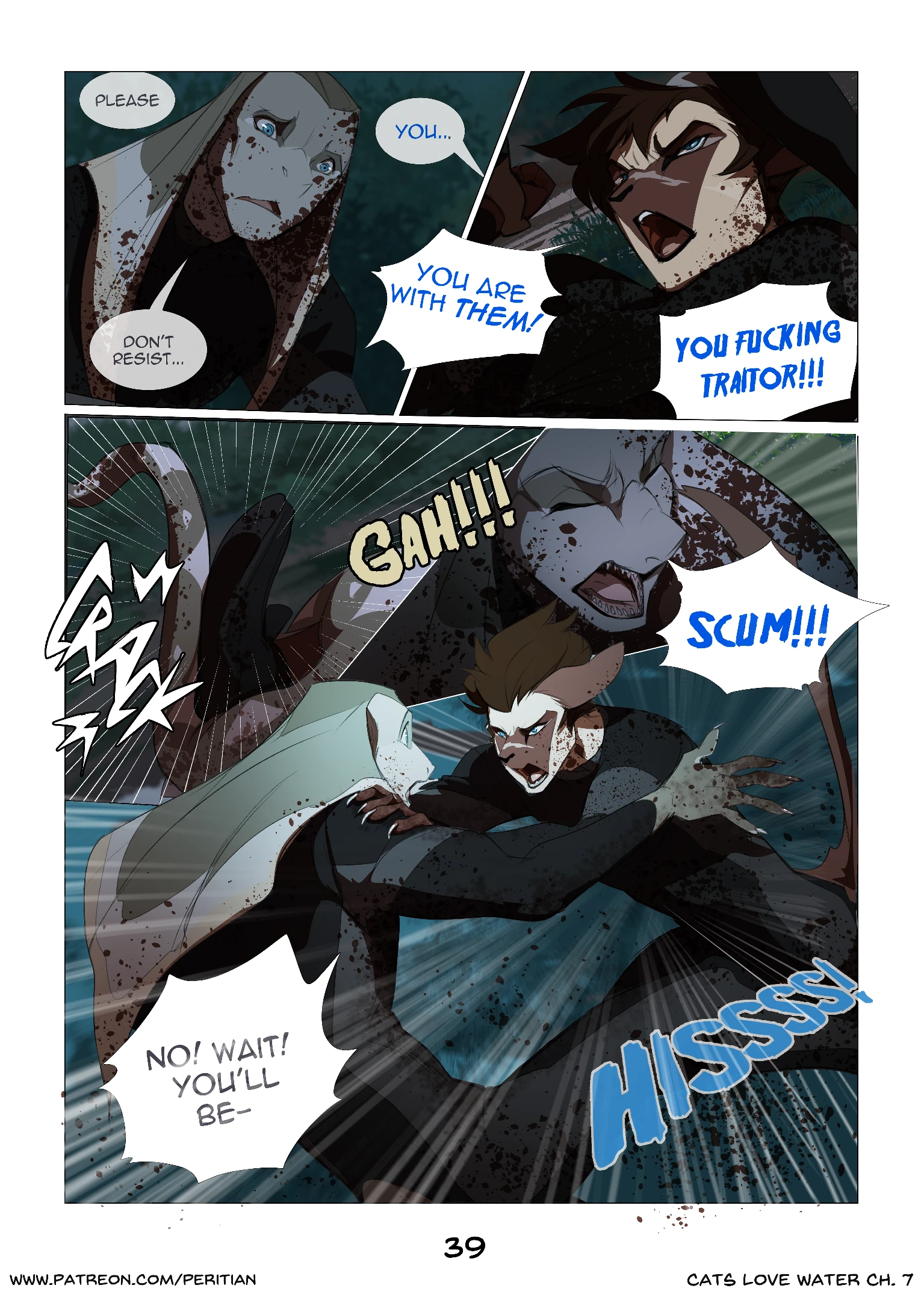 Cats Love Water 7 — page 39