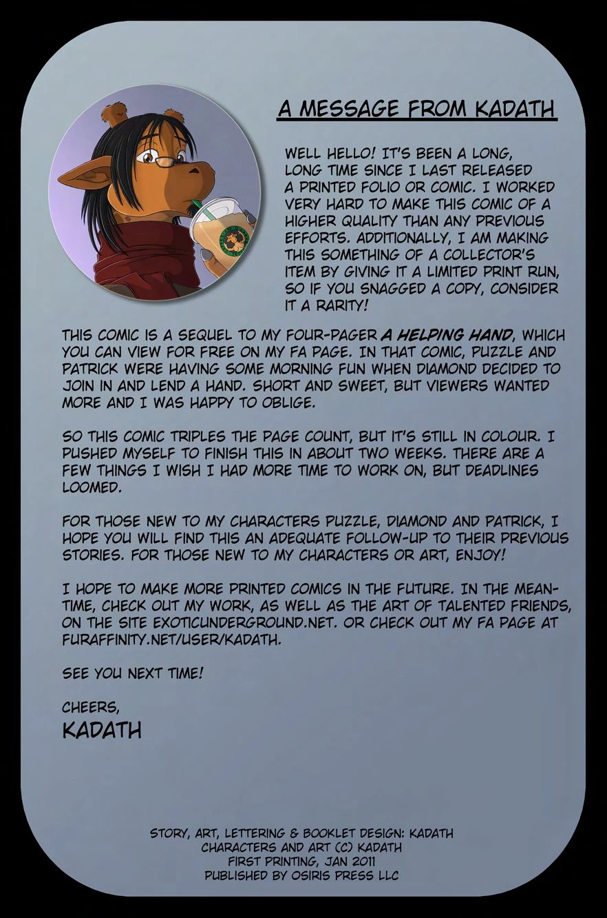 Too Much to Handle — page 1