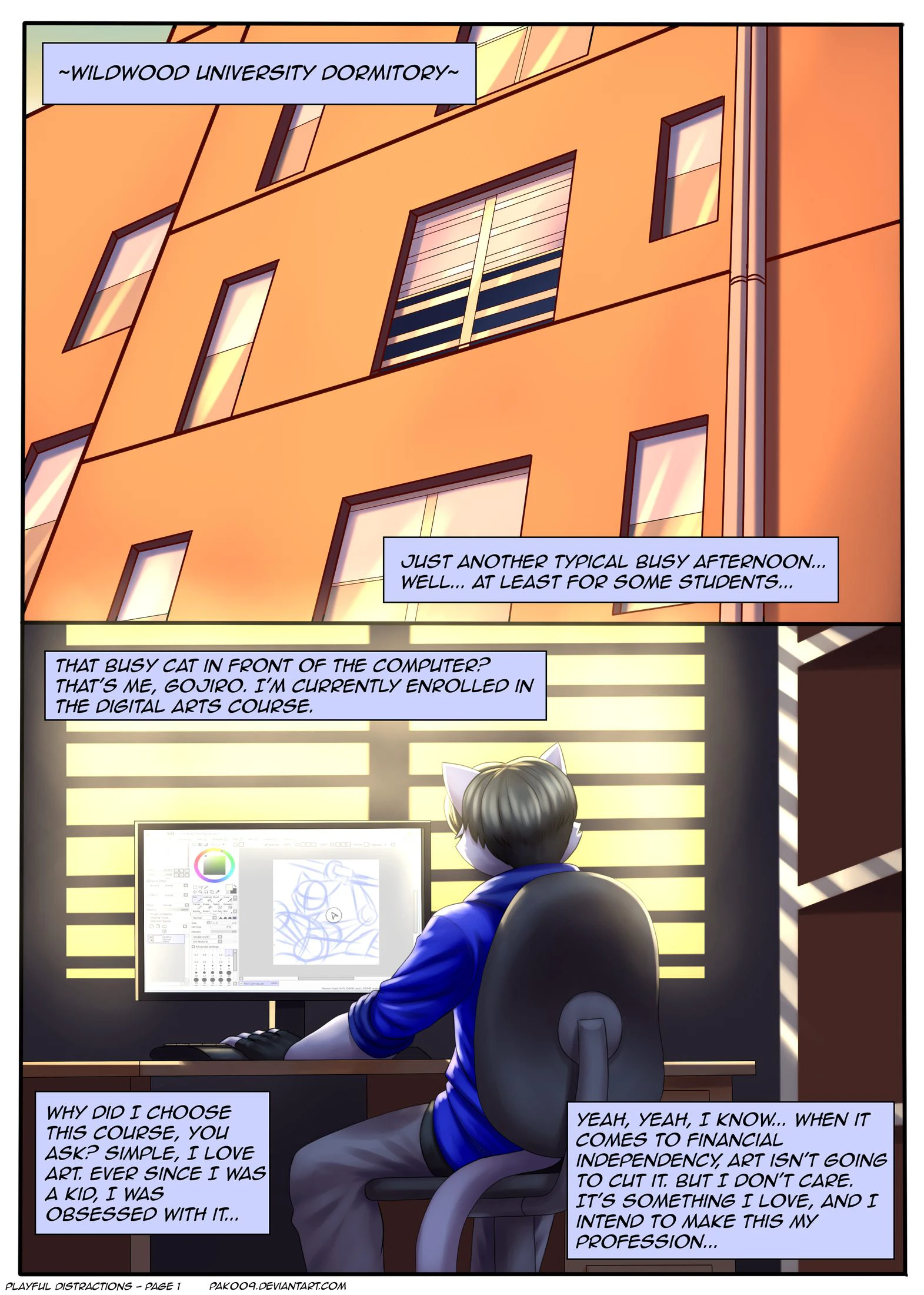 Playful Distractions - Chapter 1 — page 1