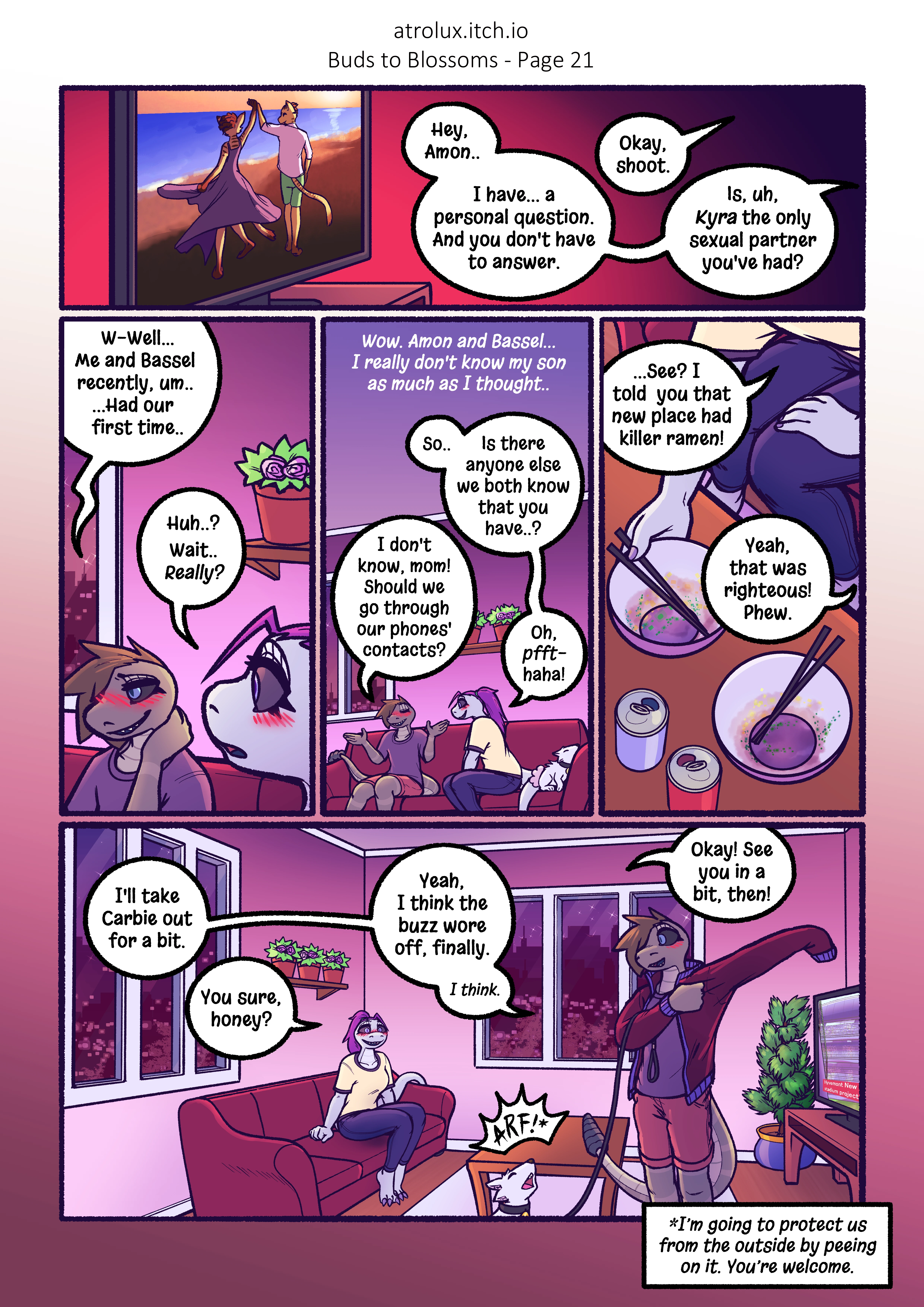 Shedding Inhibitions - Chapter 9: Buds to Blossoms — page 22