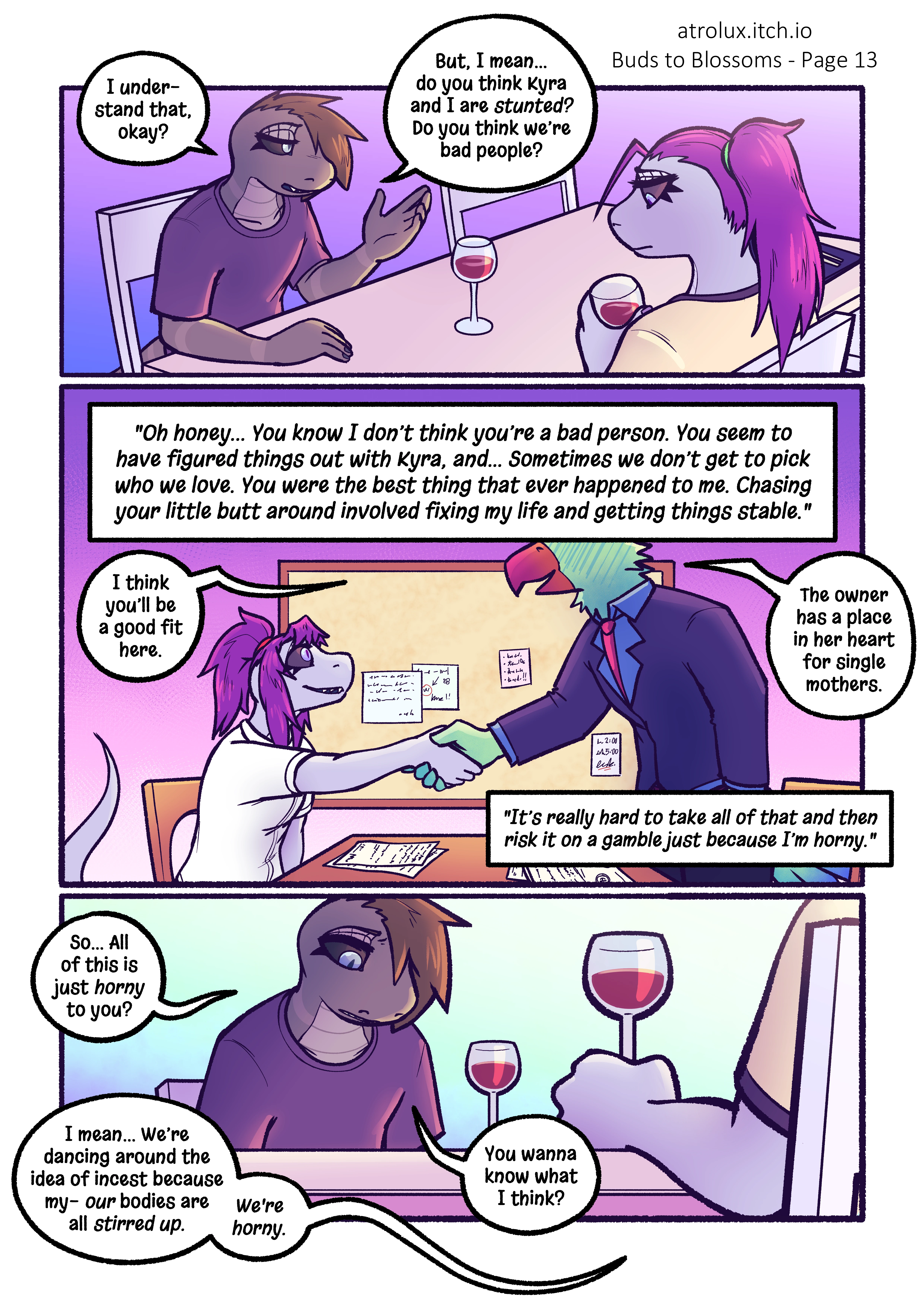 Shedding Inhibitions - Chapter 9: Buds to Blossoms — page 14