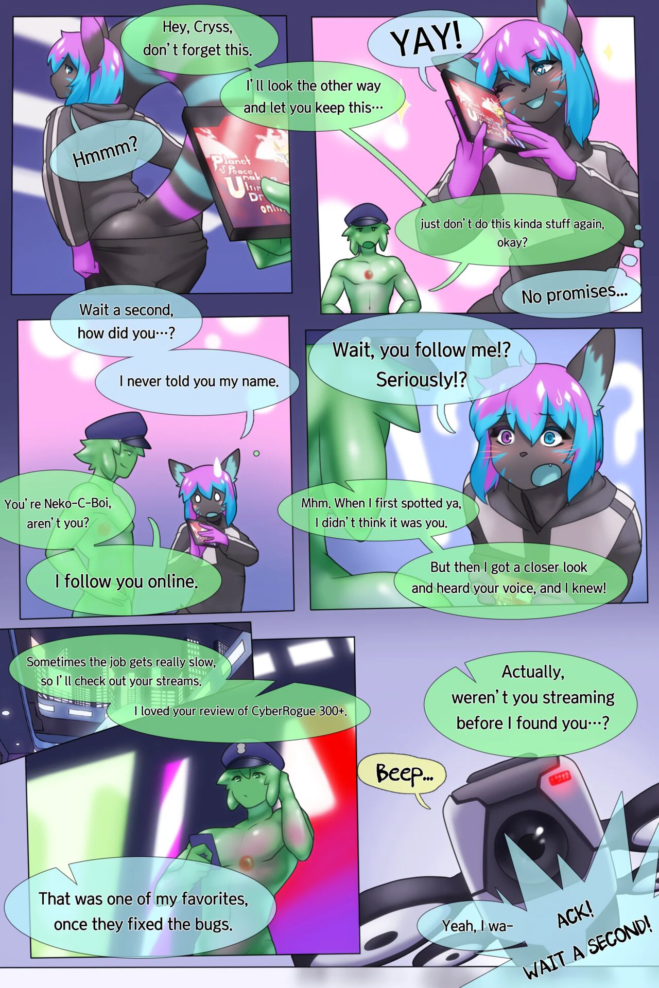 Streamer's Woes: Mall Security — page 13
