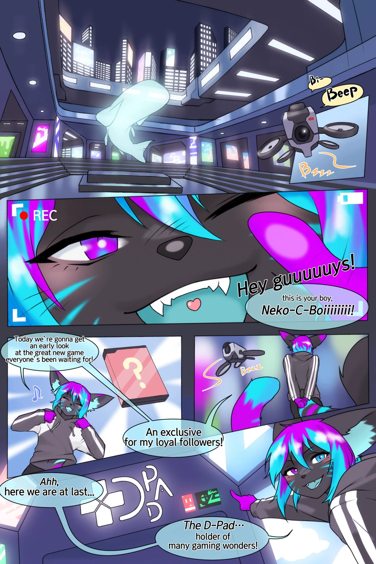Streamer's Woes: Mall Security — page 1