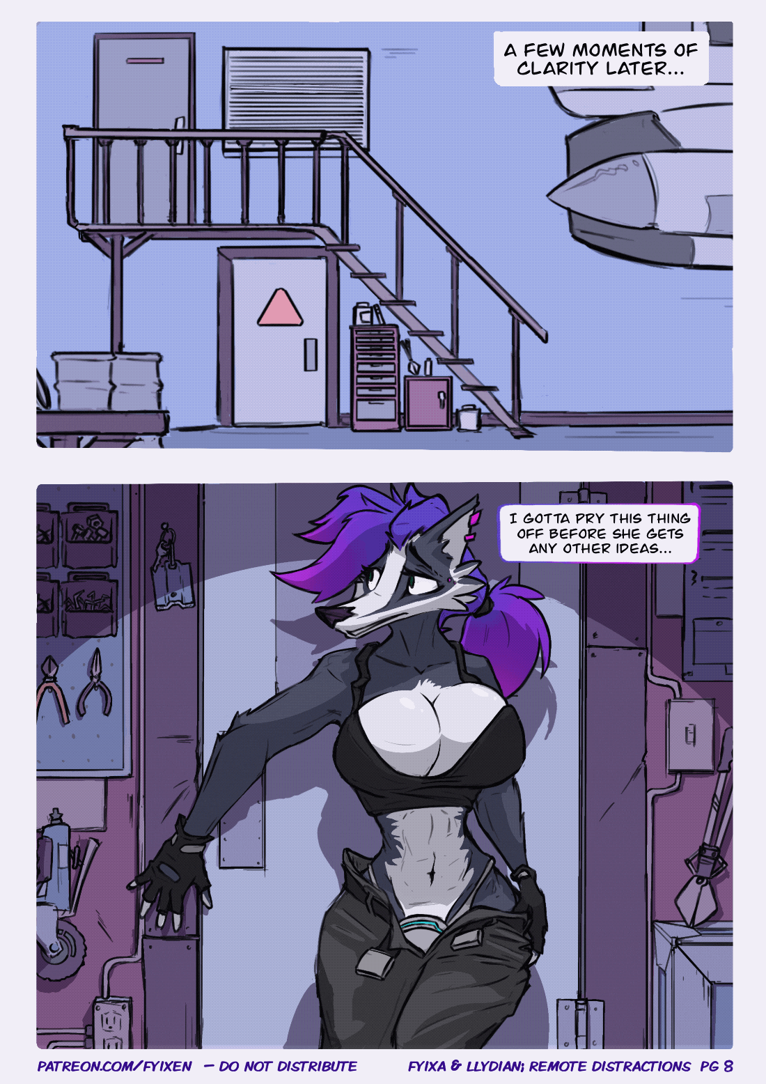 Fyixa and Llydian: Workplace Distractions — page 8