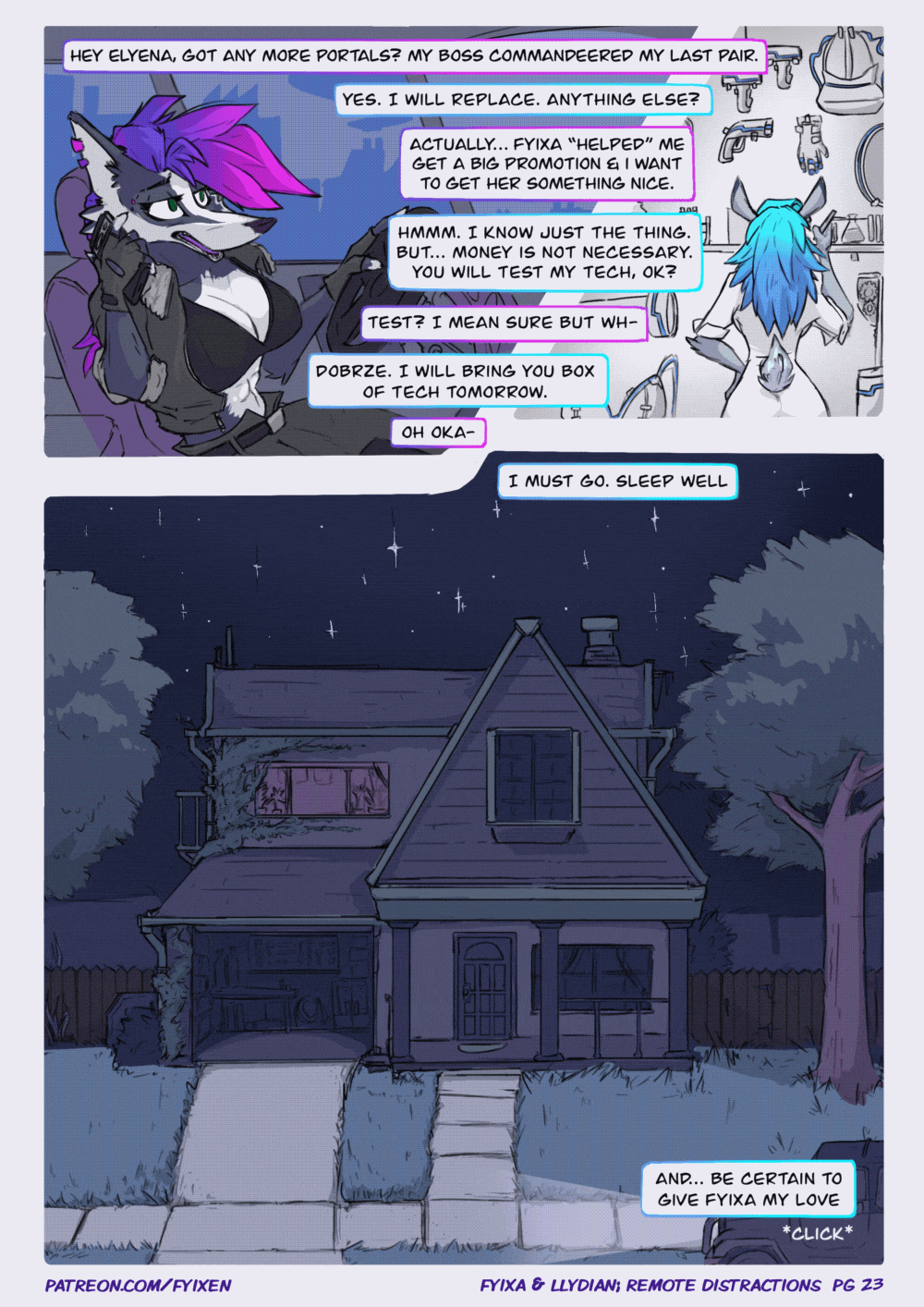 Fyixa and Llydian: Workplace Distractions — page 23