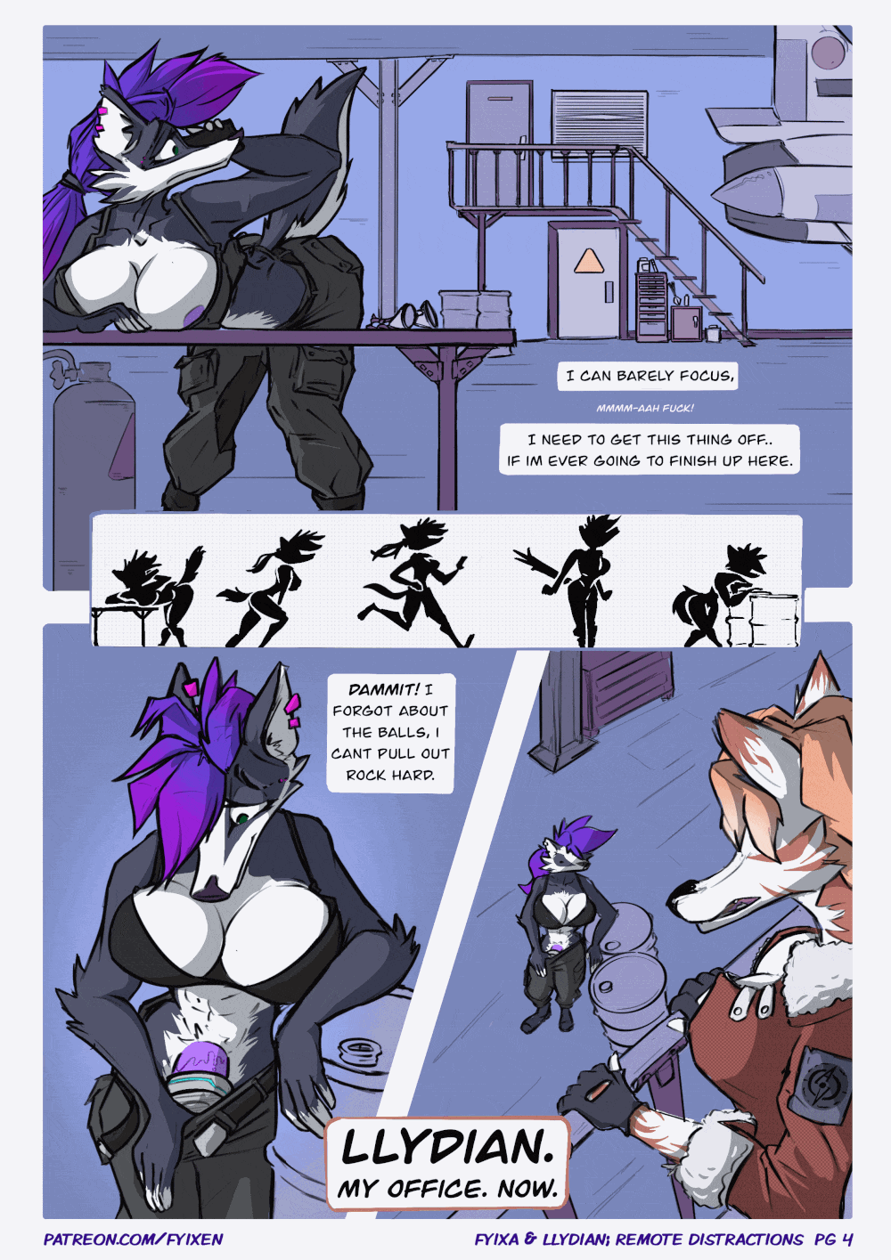 Fyixa and Llydian: Workplace Distractions — page 4