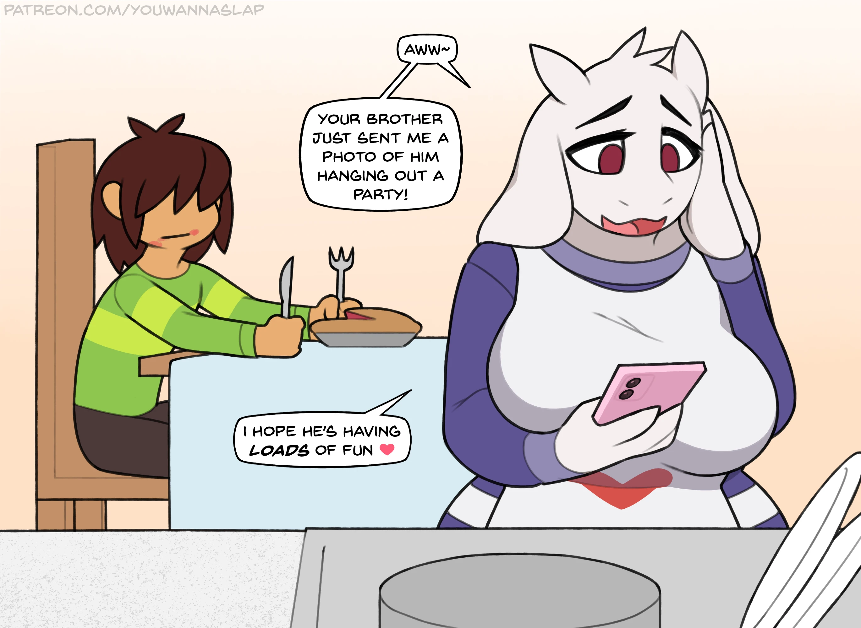 Asriel in College — page 2