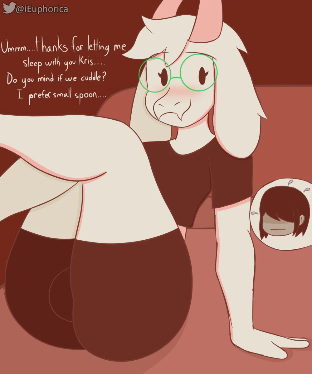 Ralsei and Kris Bonding Time — page 1