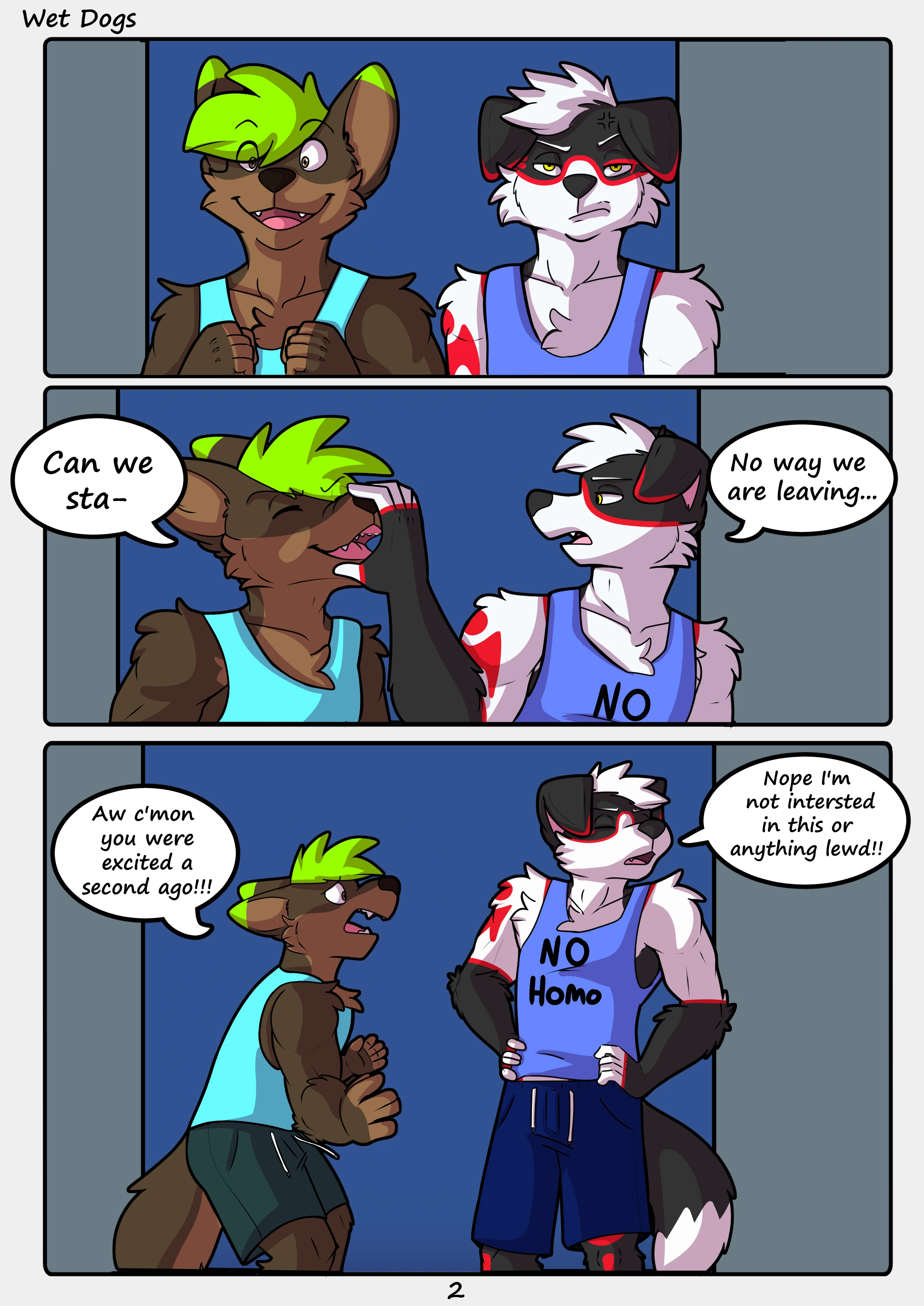 Wet Dogs — page 1