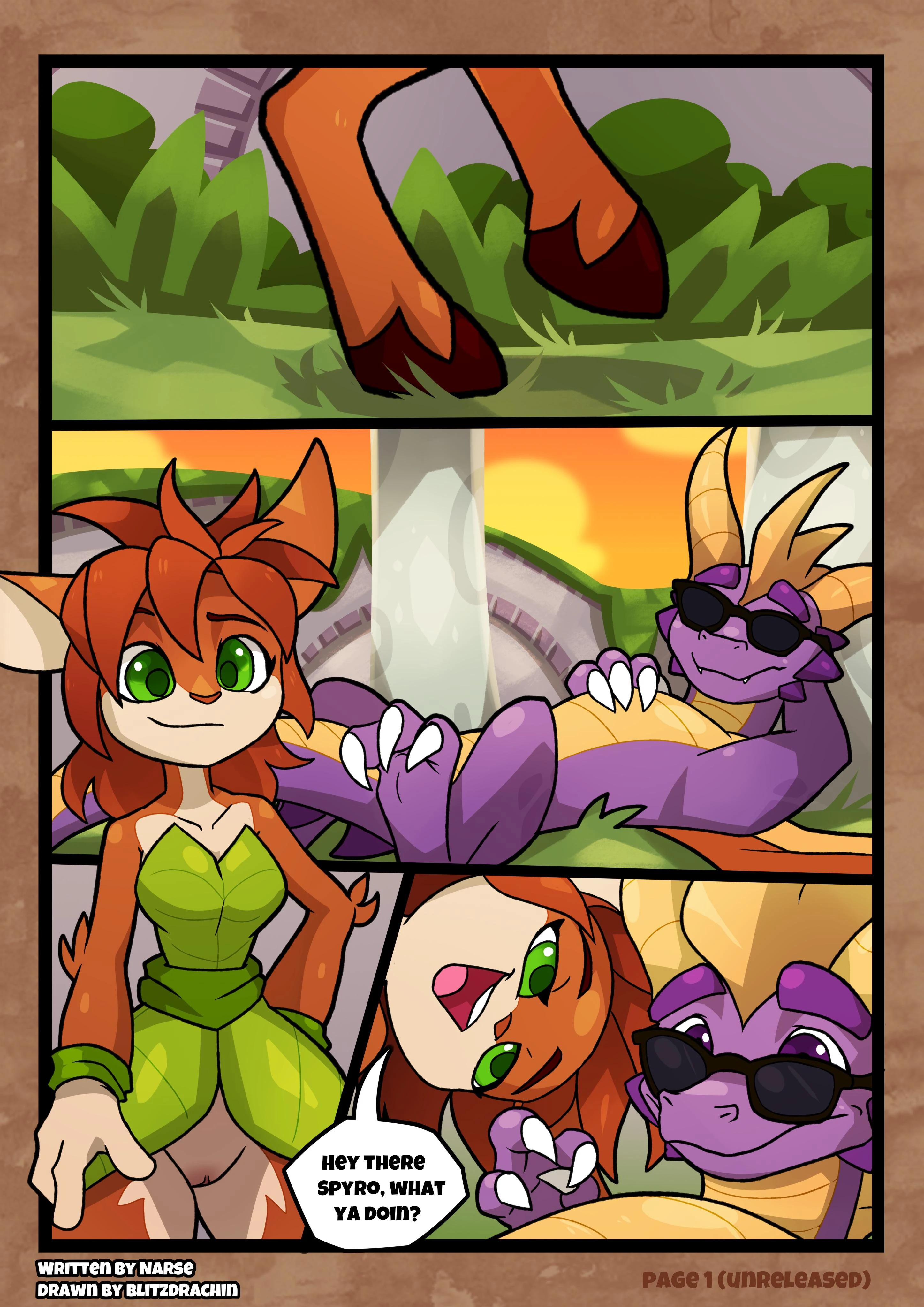 A Time With A Hero — page 1