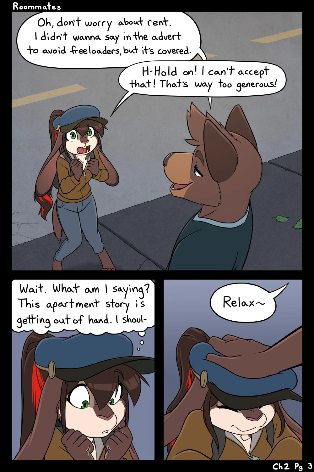 Roommates (Black-Kitten) — page 28