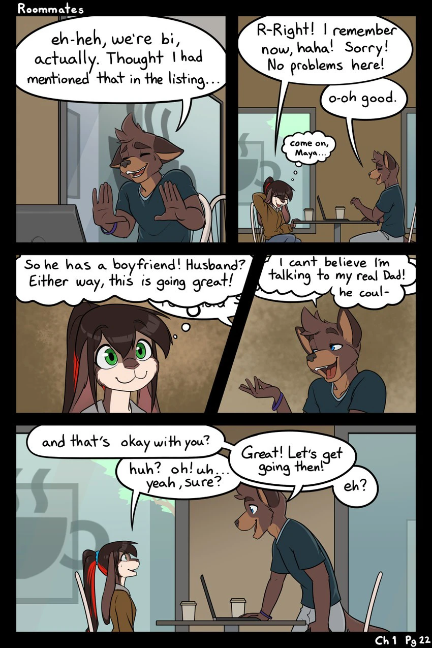 Roommates (Black-Kitten) — page 21