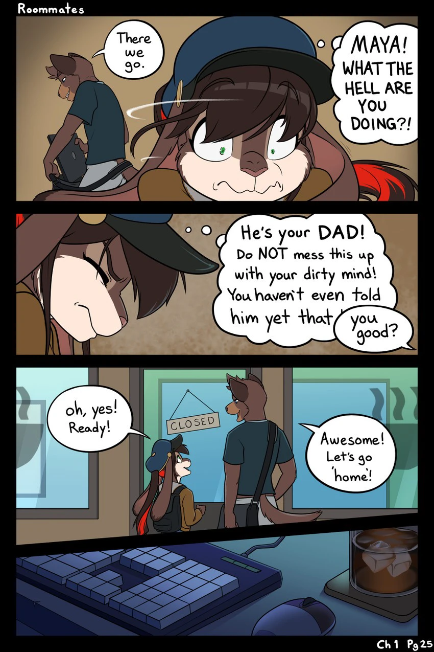Roommates (Black-Kitten) — page 24