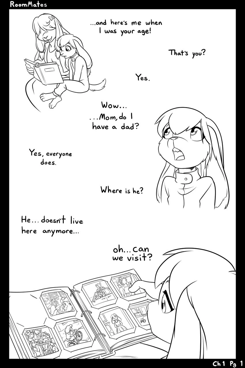Roommates (Black-Kitten) cover