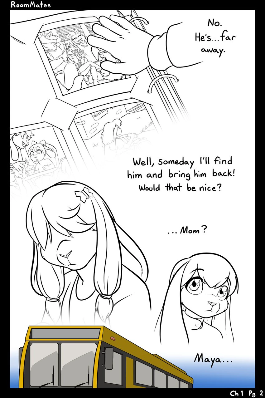 Roommates (Black-Kitten) — page 1