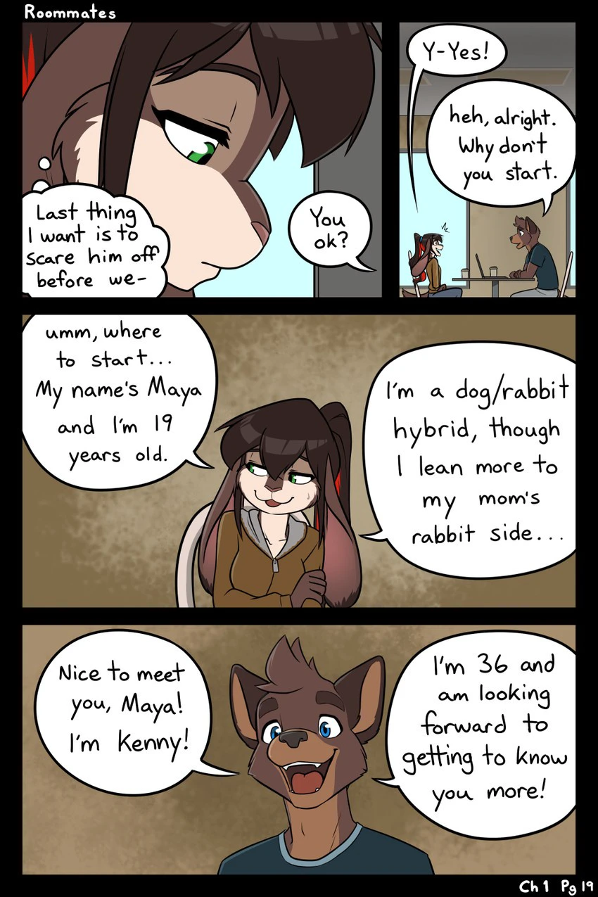 Roommates (Black-Kitten) — page 18