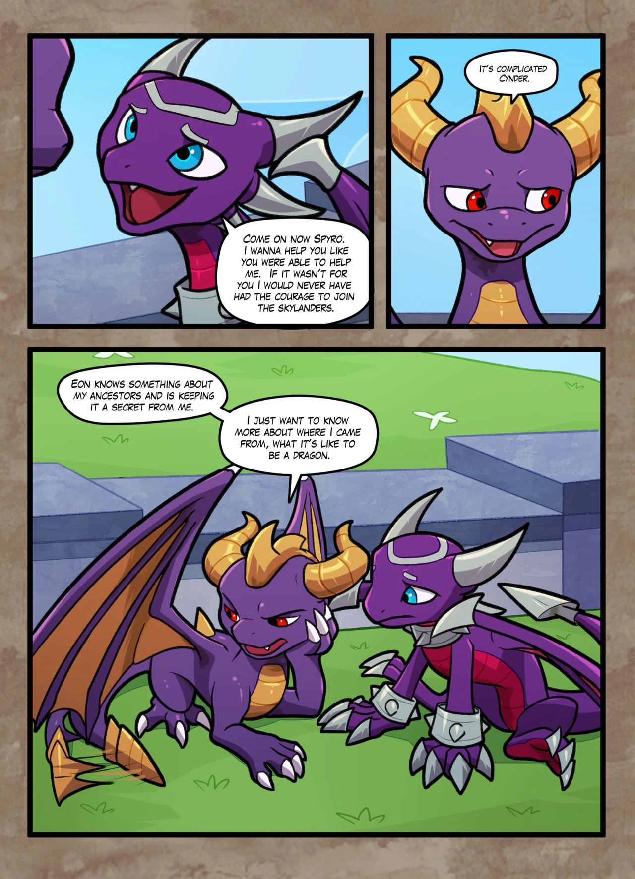A Friend in Need (Blitzdrachin) — page 1