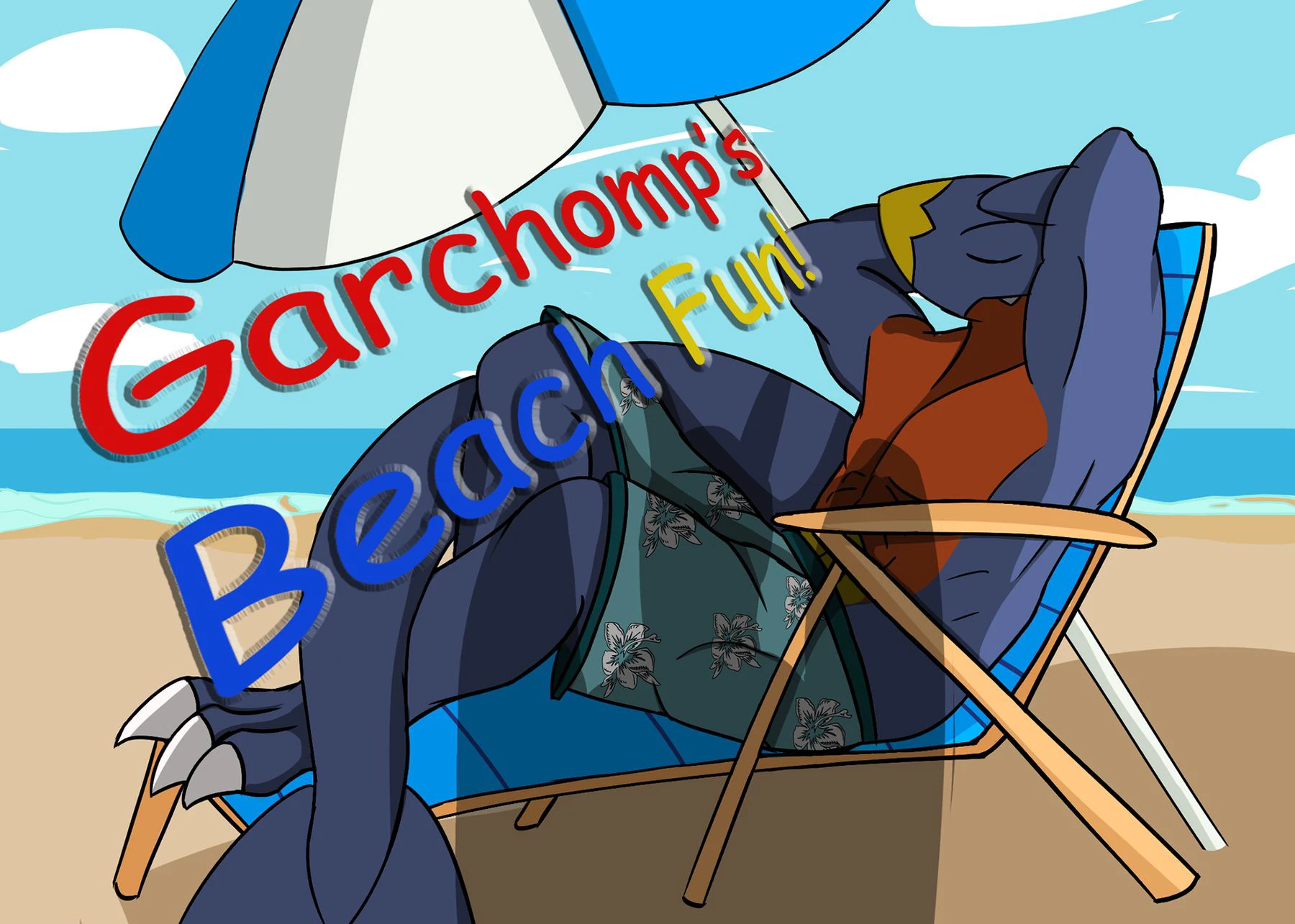 Garchomp's Beach Fun cover