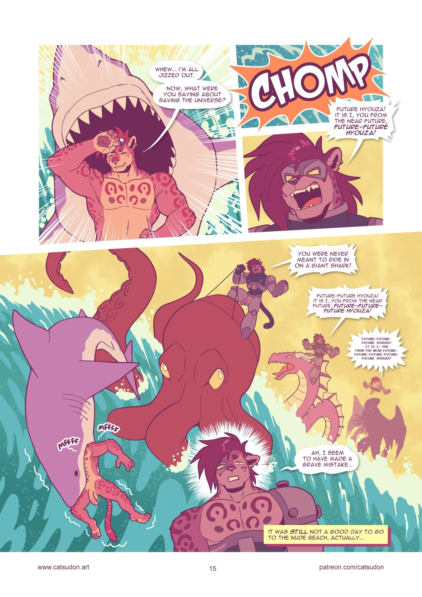 Hyouza Goes to the Nude Beach Actually — page 14