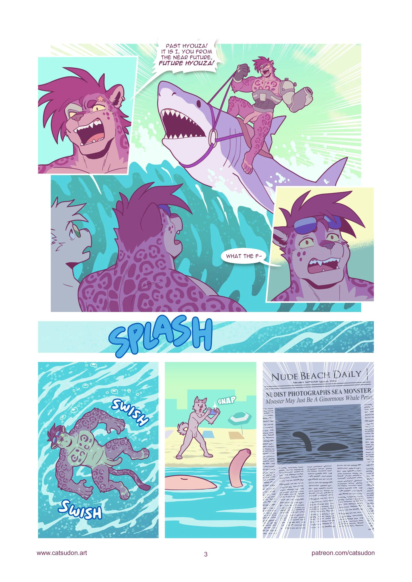 Hyouza Goes to the Nude Beach Actually — page 2