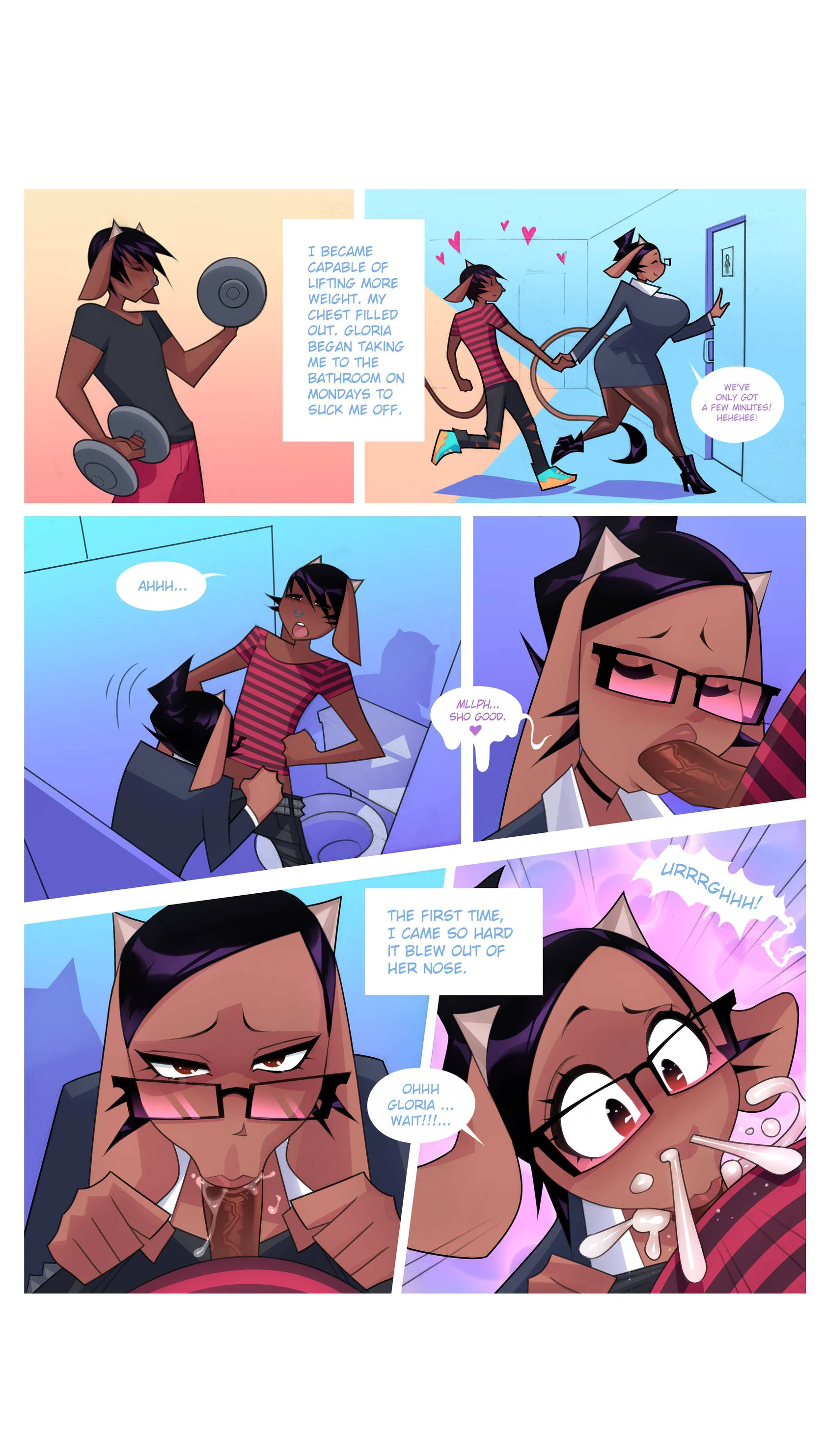 Wonderful Cow Teacher Gloria - Pt.2 Love Lessons — page 19