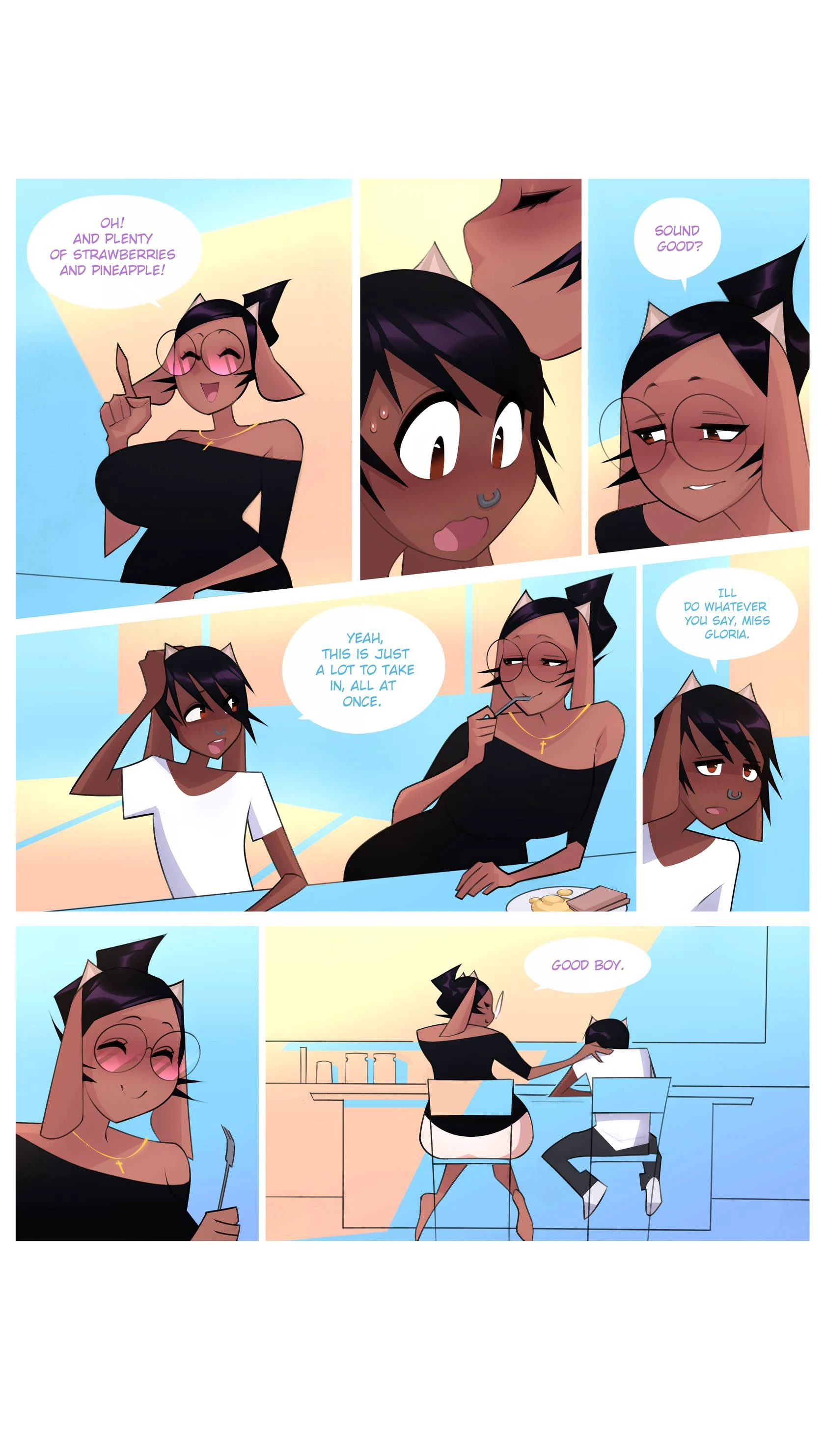 Wonderful Cow Teacher Gloria - Pt.2 Love Lessons — page 13
