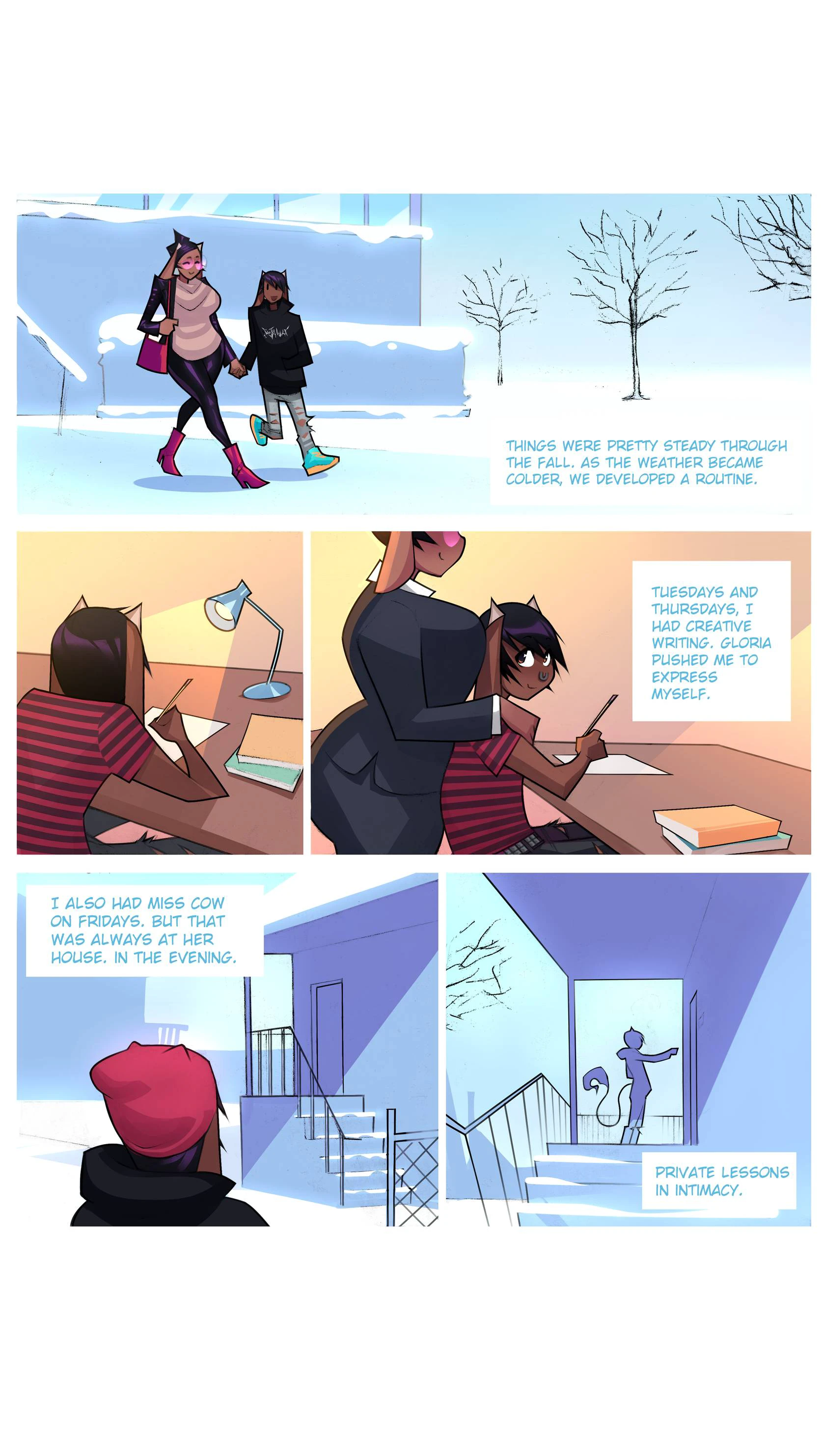 Wonderful Cow Teacher Gloria - Pt.2 Love Lessons — page 1
