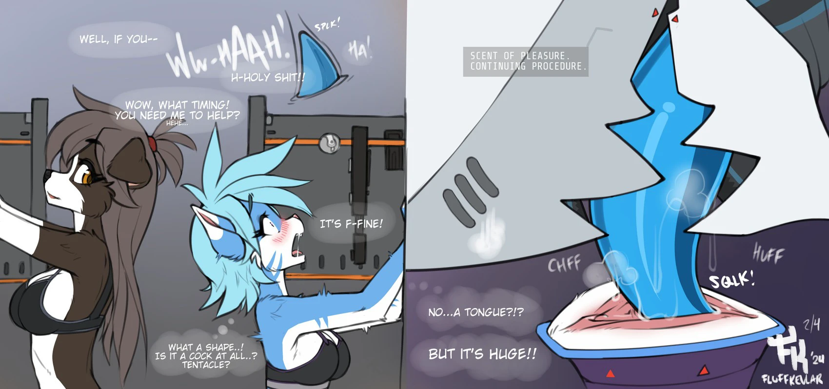 The Tough Girl Discovers Portal Panties — page 4