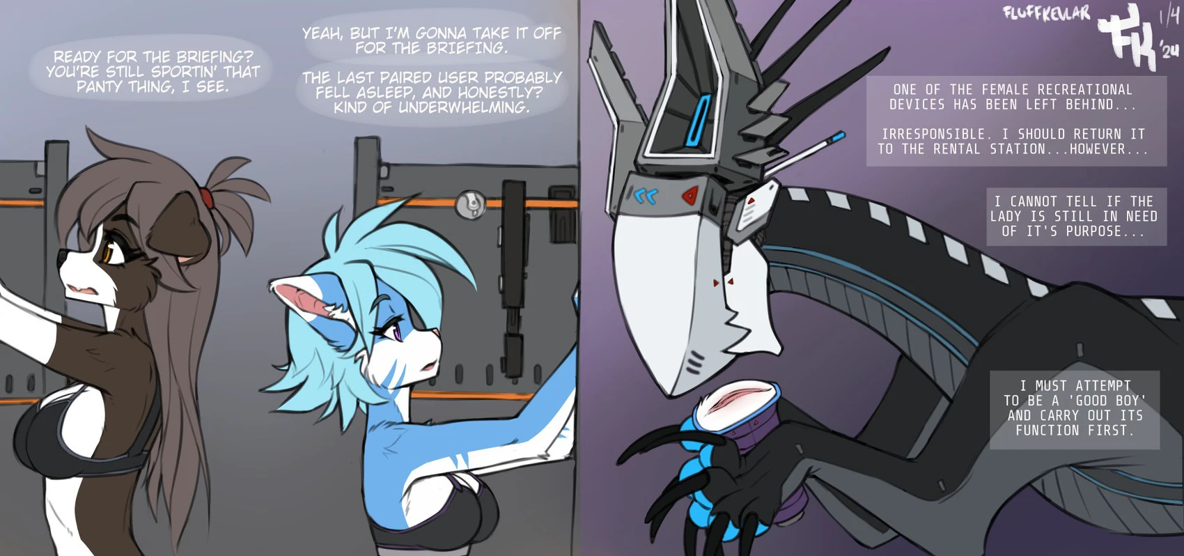 The Tough Girl Discovers Portal Panties — page 3