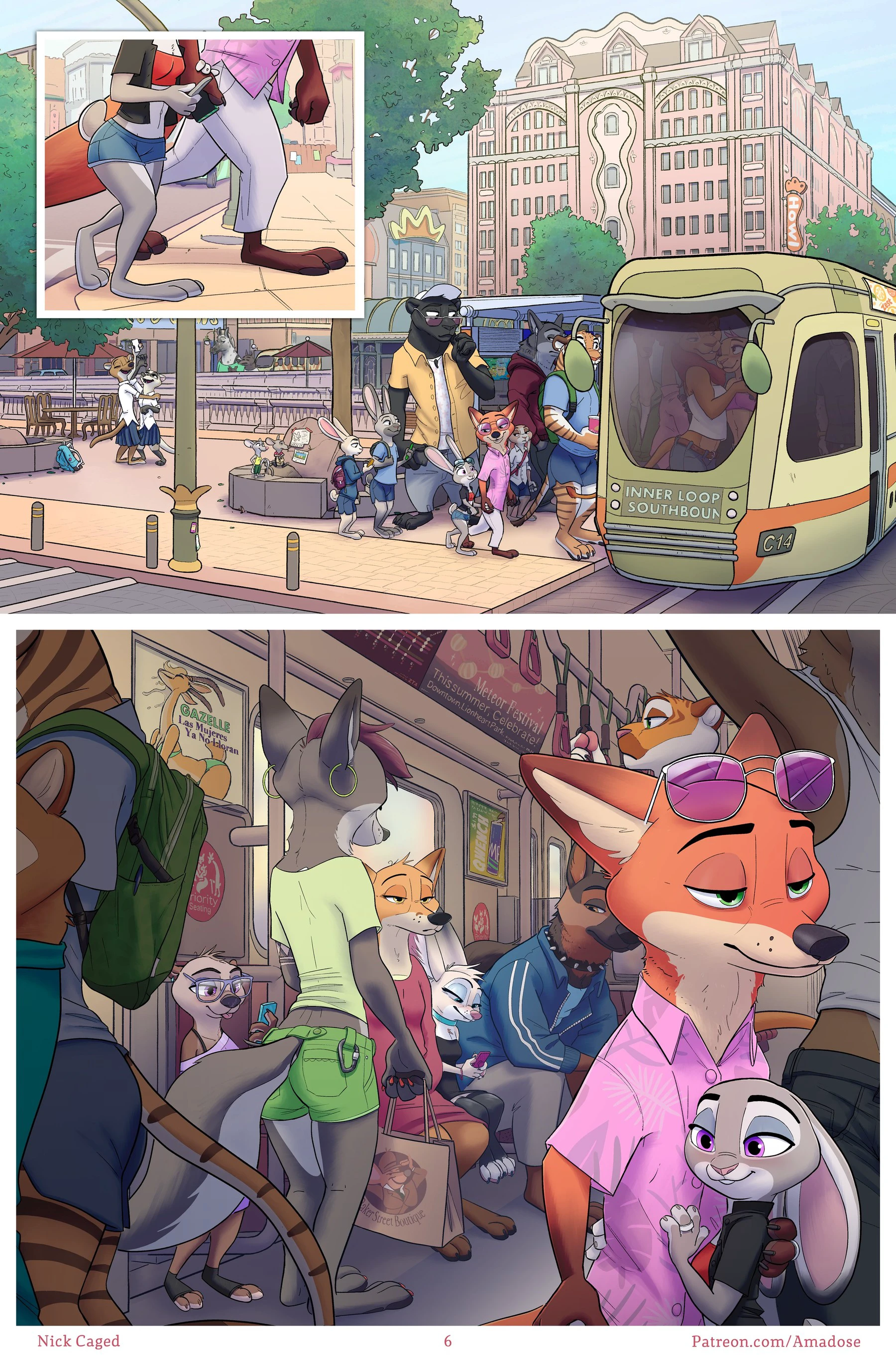 A Zootopia Cucking Comic - Nick Caged — page 6