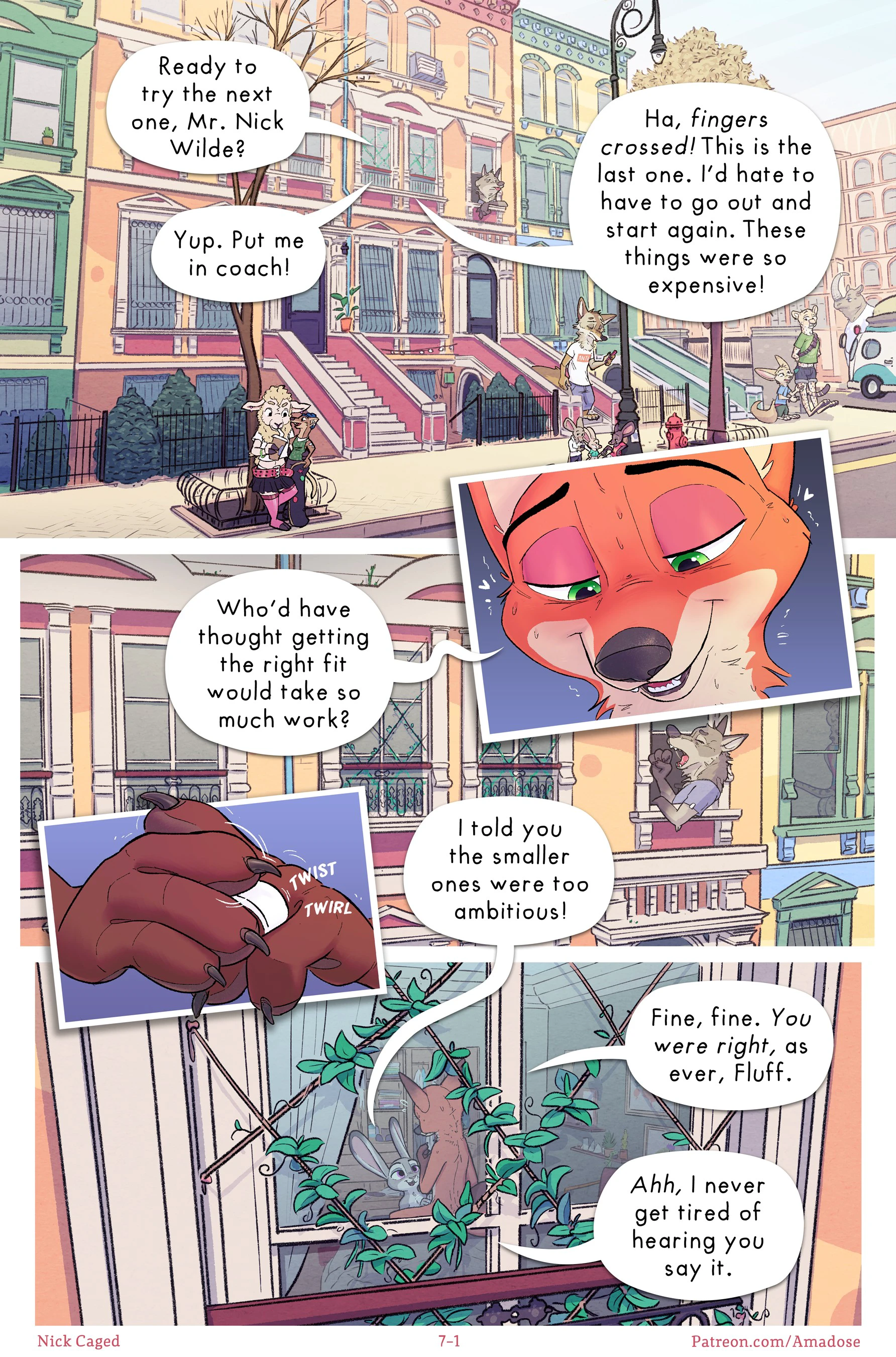 A Zootopia Cucking Comic - Nick Caged — page 1