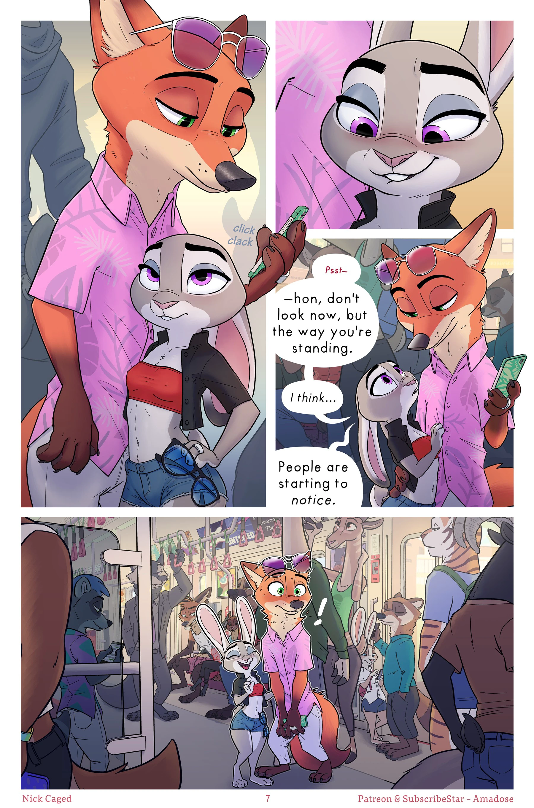 A Zootopia Cucking Comic - Nick Caged — page 7