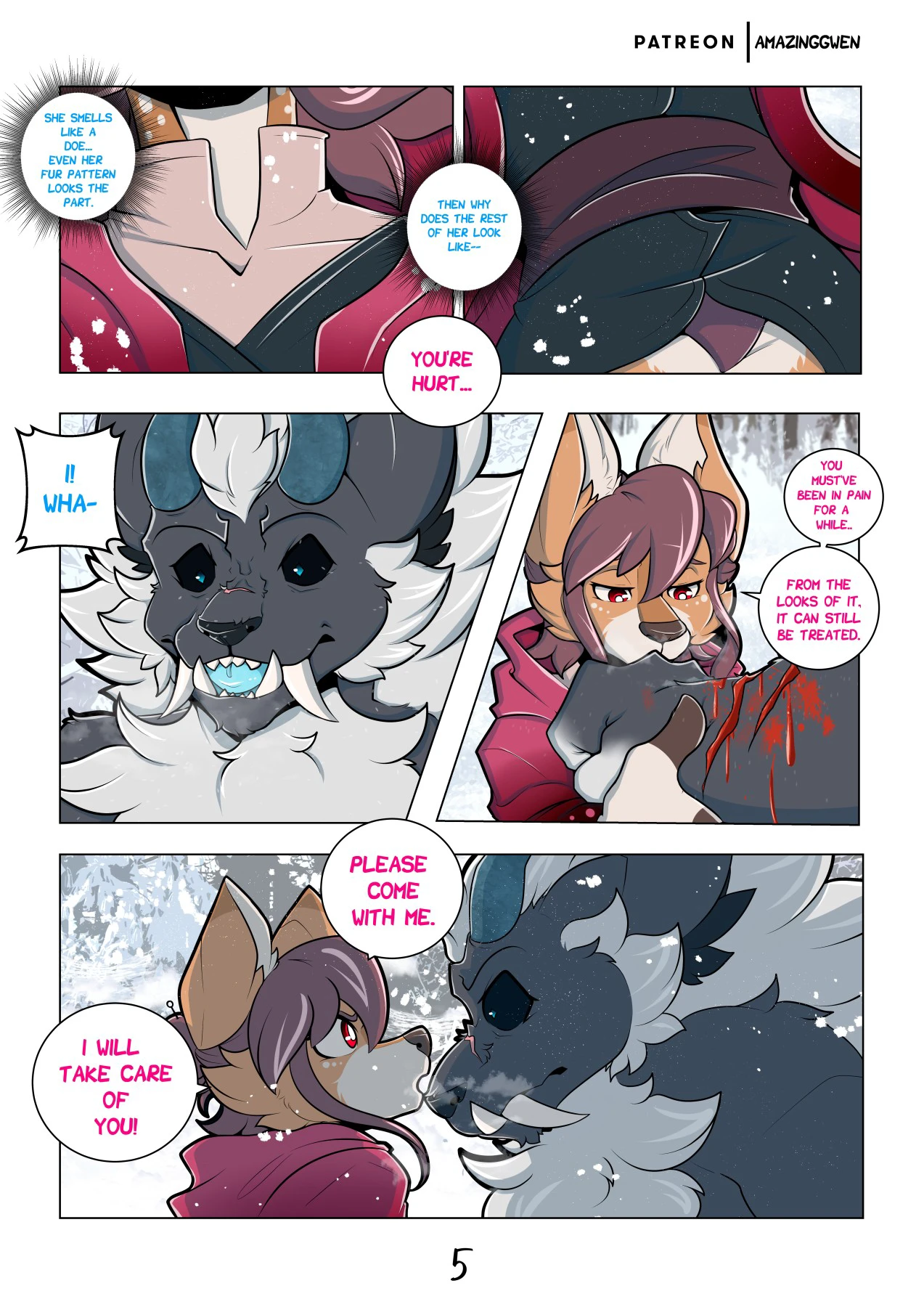 Red Blossom X Winter Snow — page 5