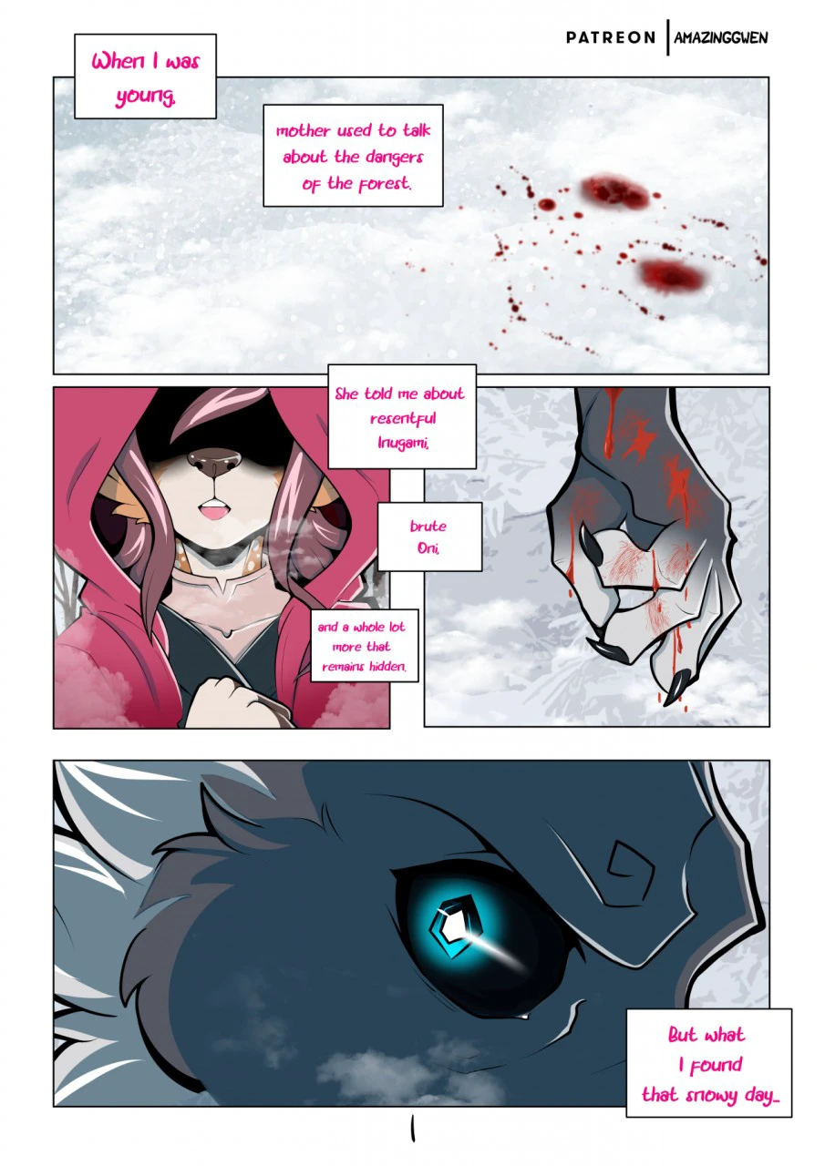 Red Blossom X Winter Snow — page 1