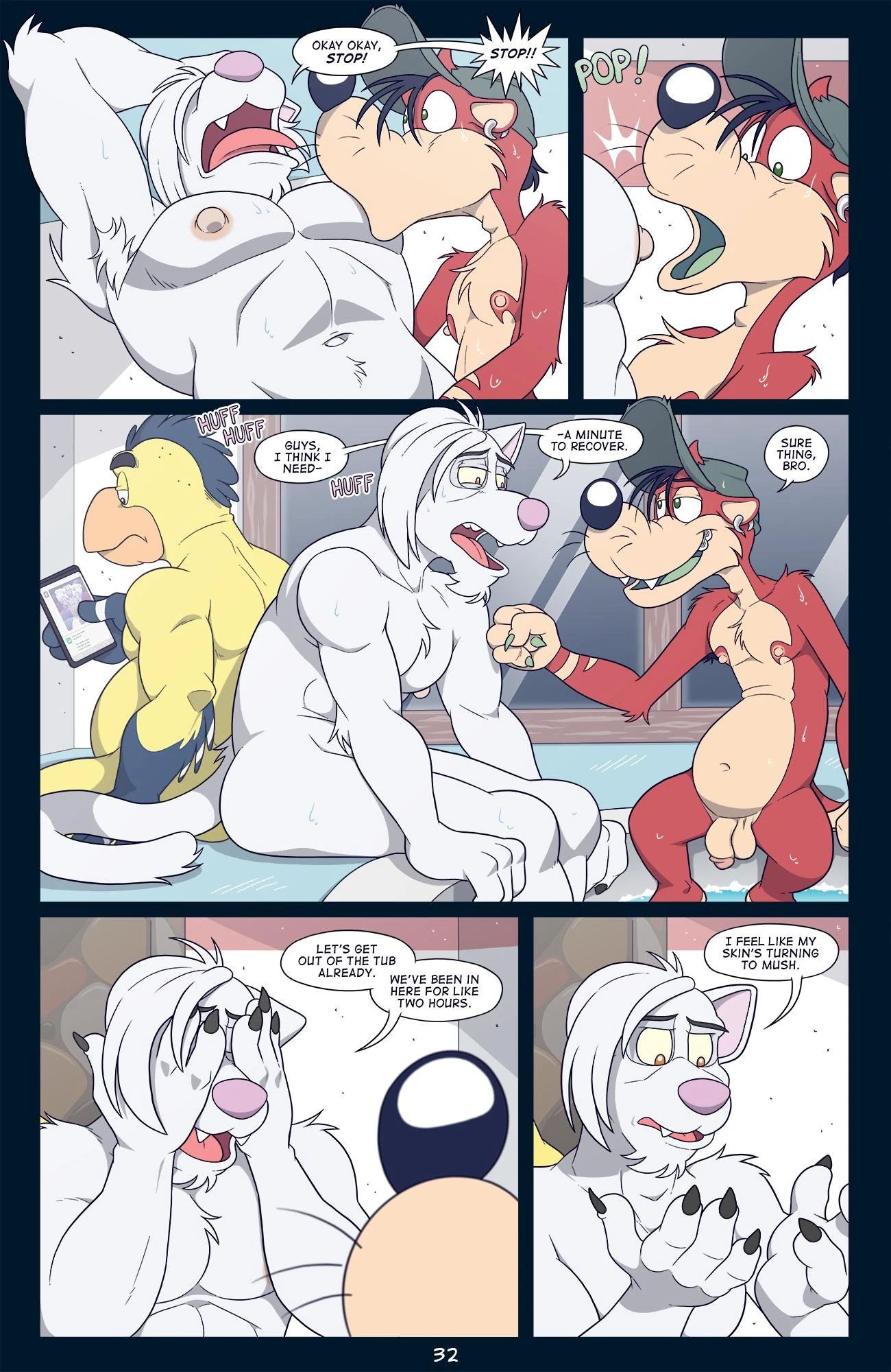 Naked Hot Tub Party — page 32