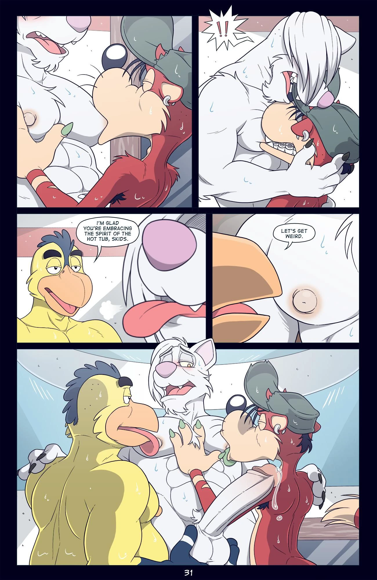 Naked Hot Tub Party — page 31