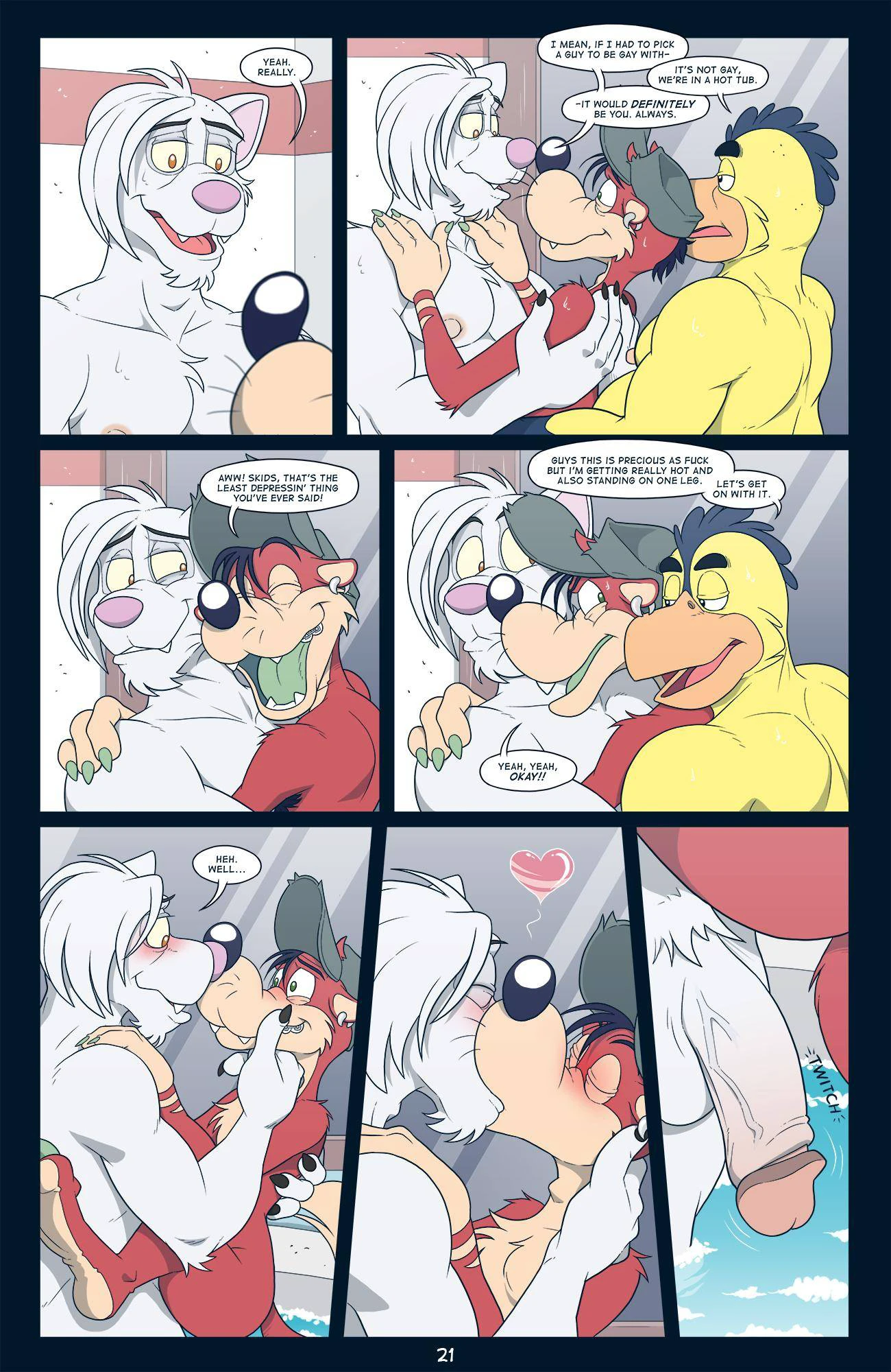 Naked Hot Tub Party — page 21