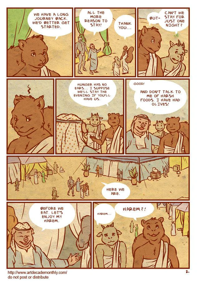 He Who Tells His Secrets — page 1