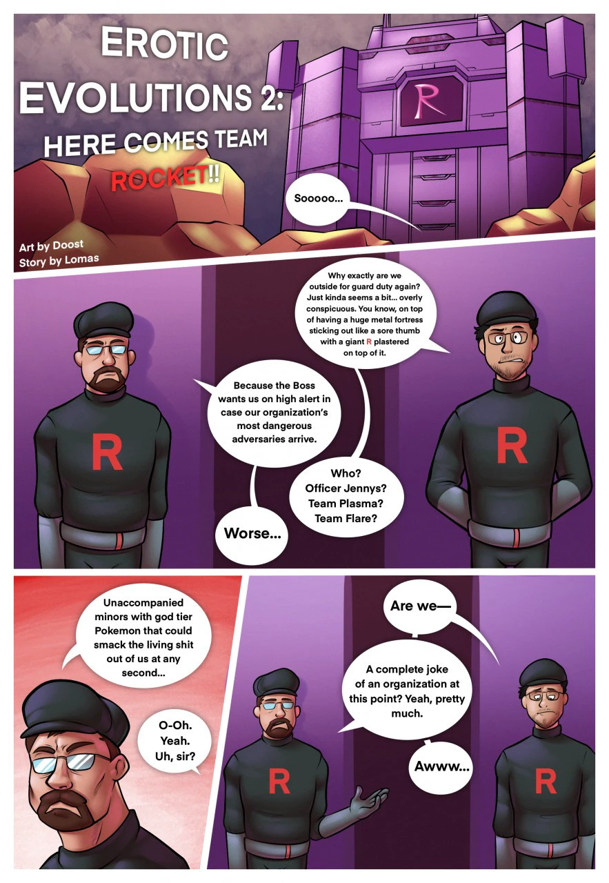 Erotic Evolutions 2 - Here Comes Team Rocket cover