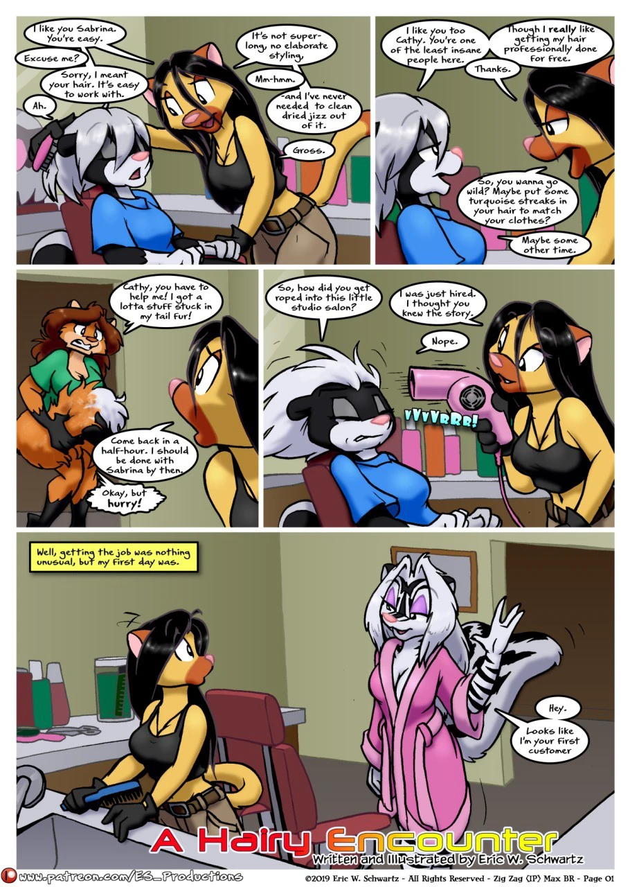 A Hairy Encounter — page 1