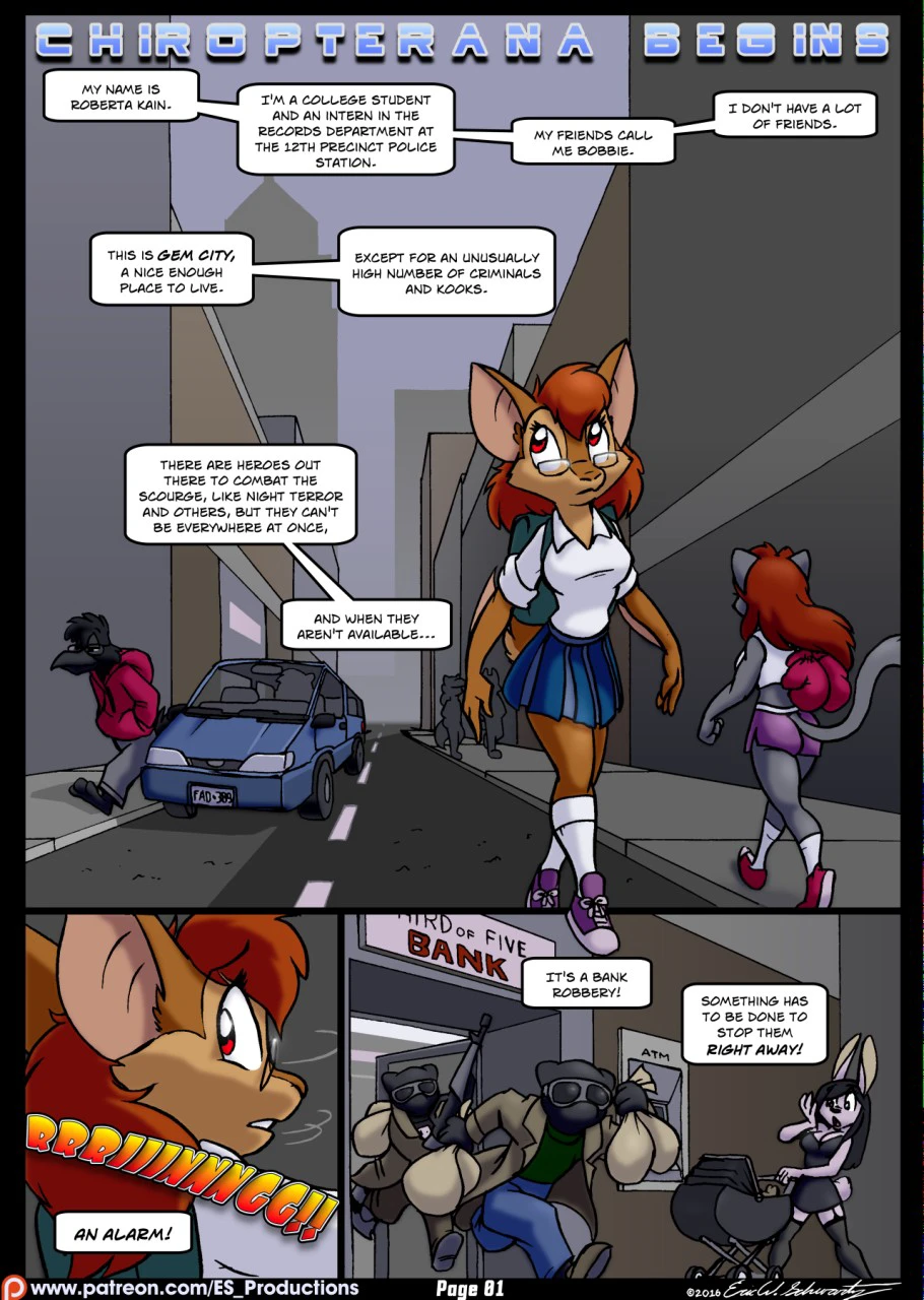 Chiropterana Begins — page 1