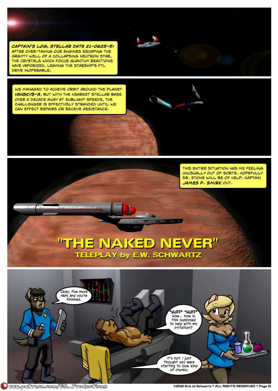 The Naked Never — page 1