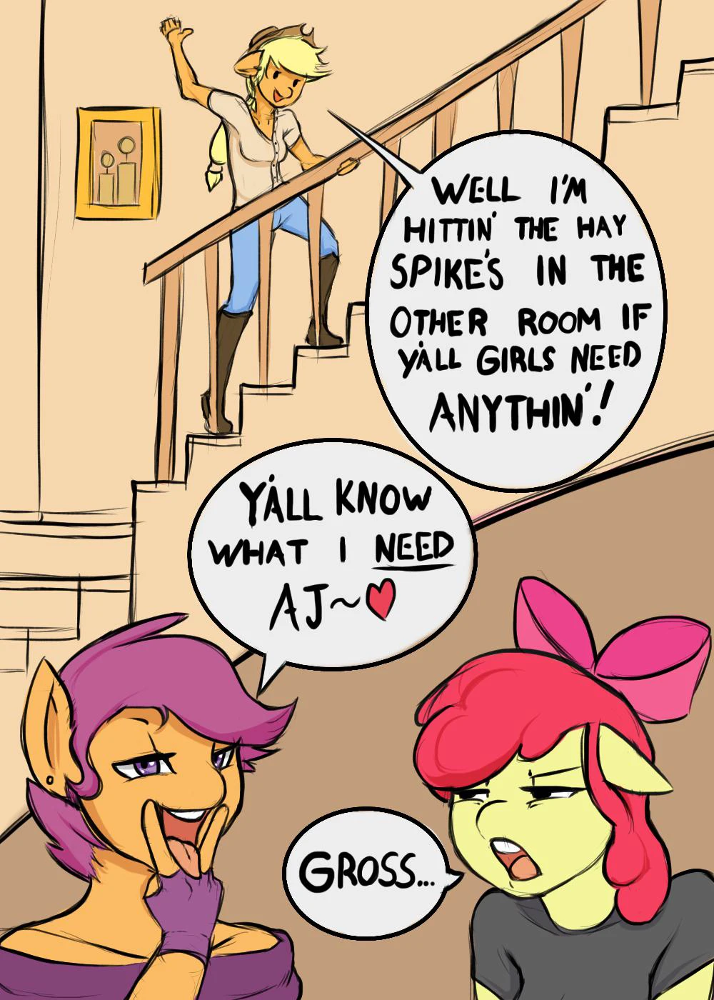 3 Cuties 2 Much — page 1