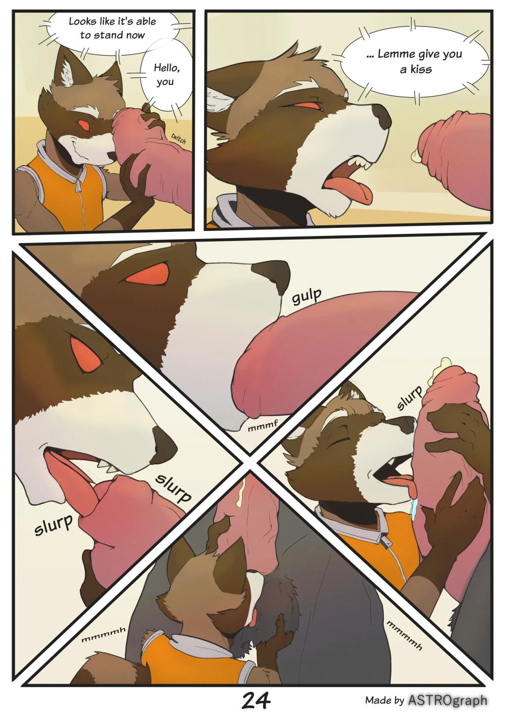 Rocket Raccoon in "Overabunded" — page 24