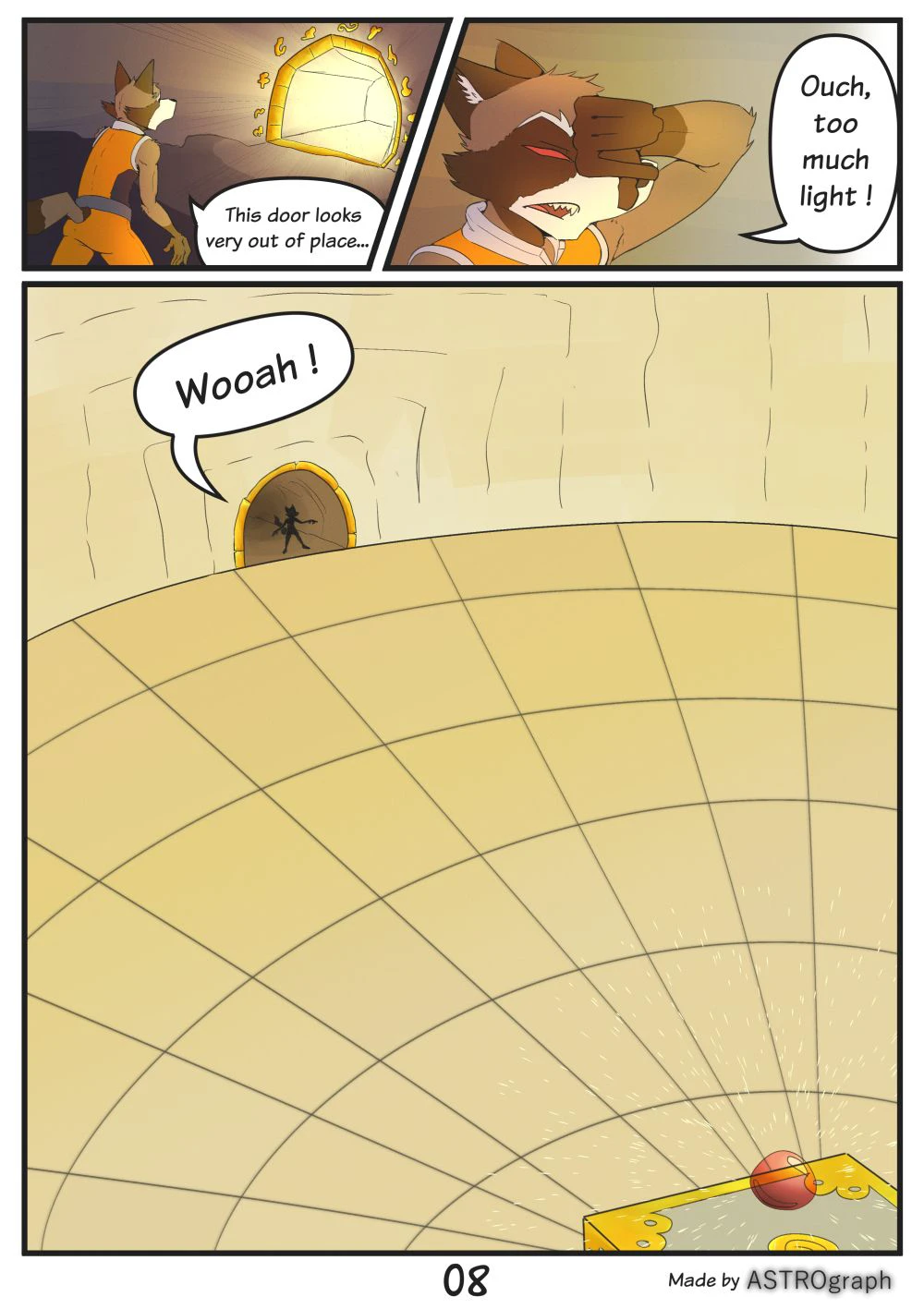 Rocket Raccoon in "Overabunded" — page 8