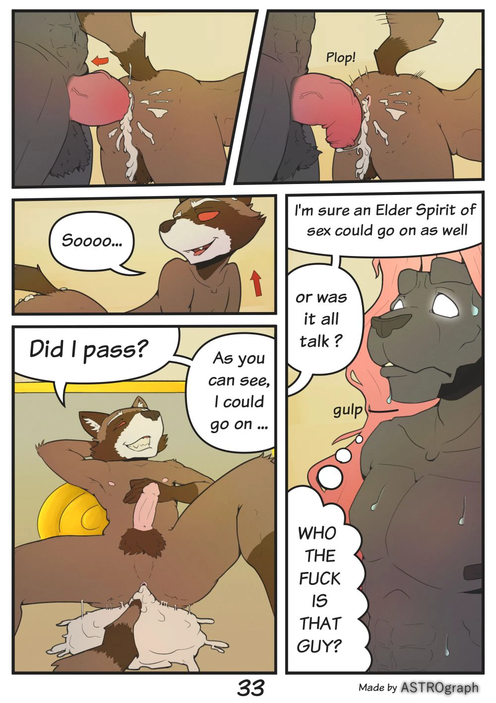 Rocket Raccoon in "Overabunded" — page 33