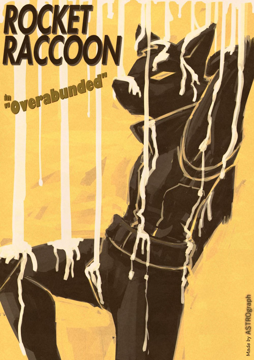 Rocket Raccoon in "Overabunded" cover