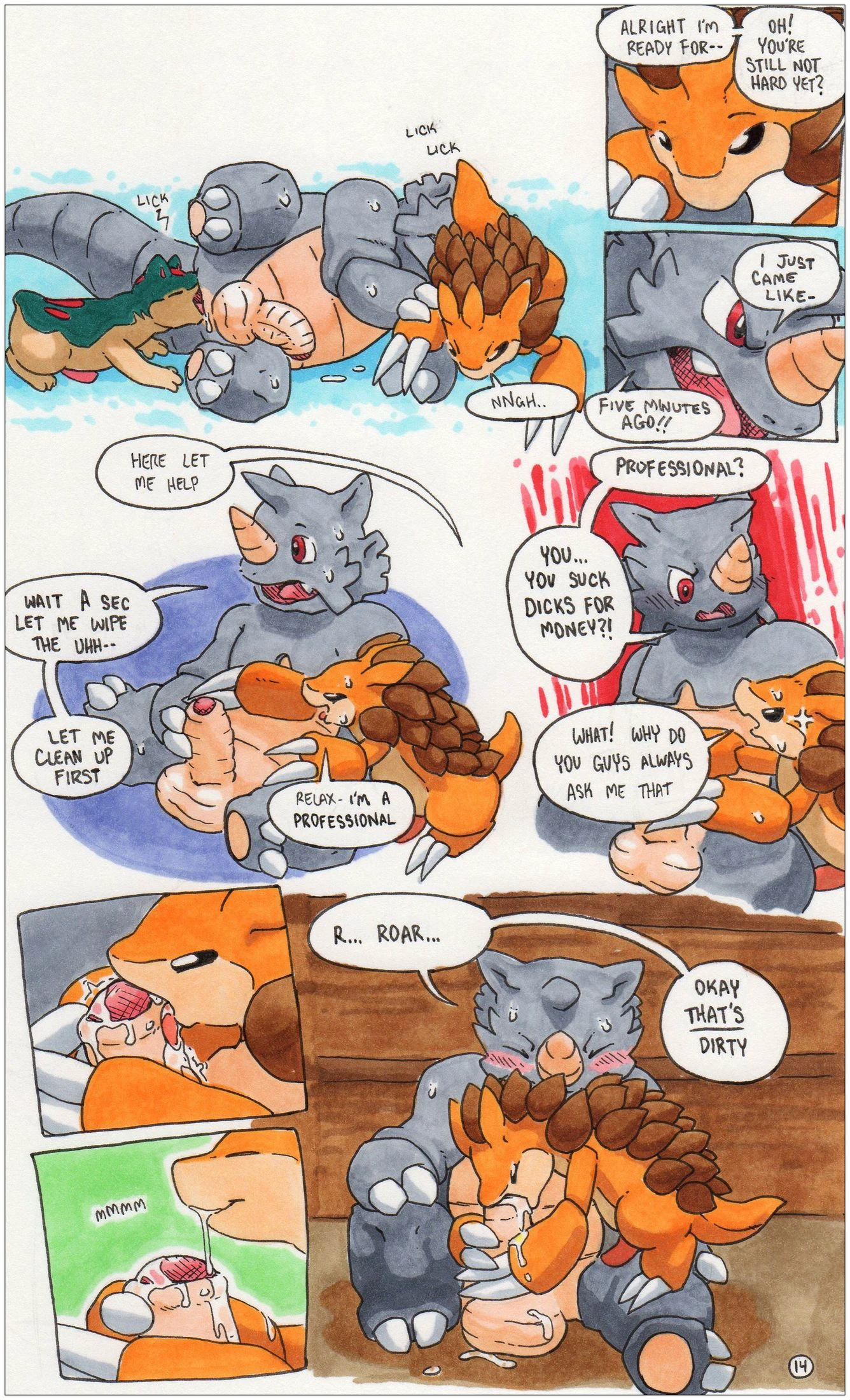 Rhydon and Quilava — page 13