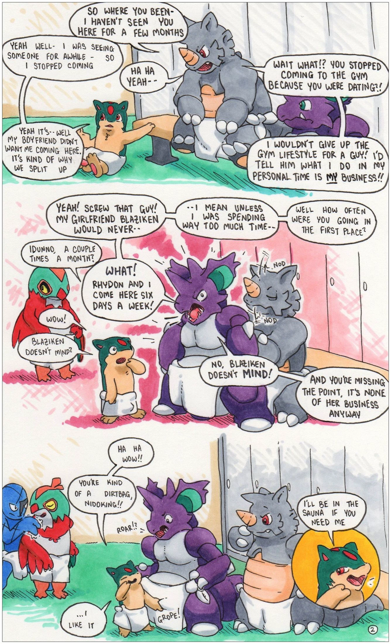 Rhydon and Quilava — page 1