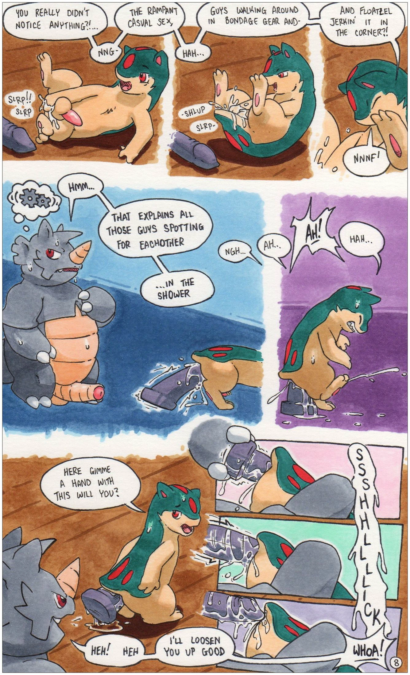 Rhydon and Quilava — page 7